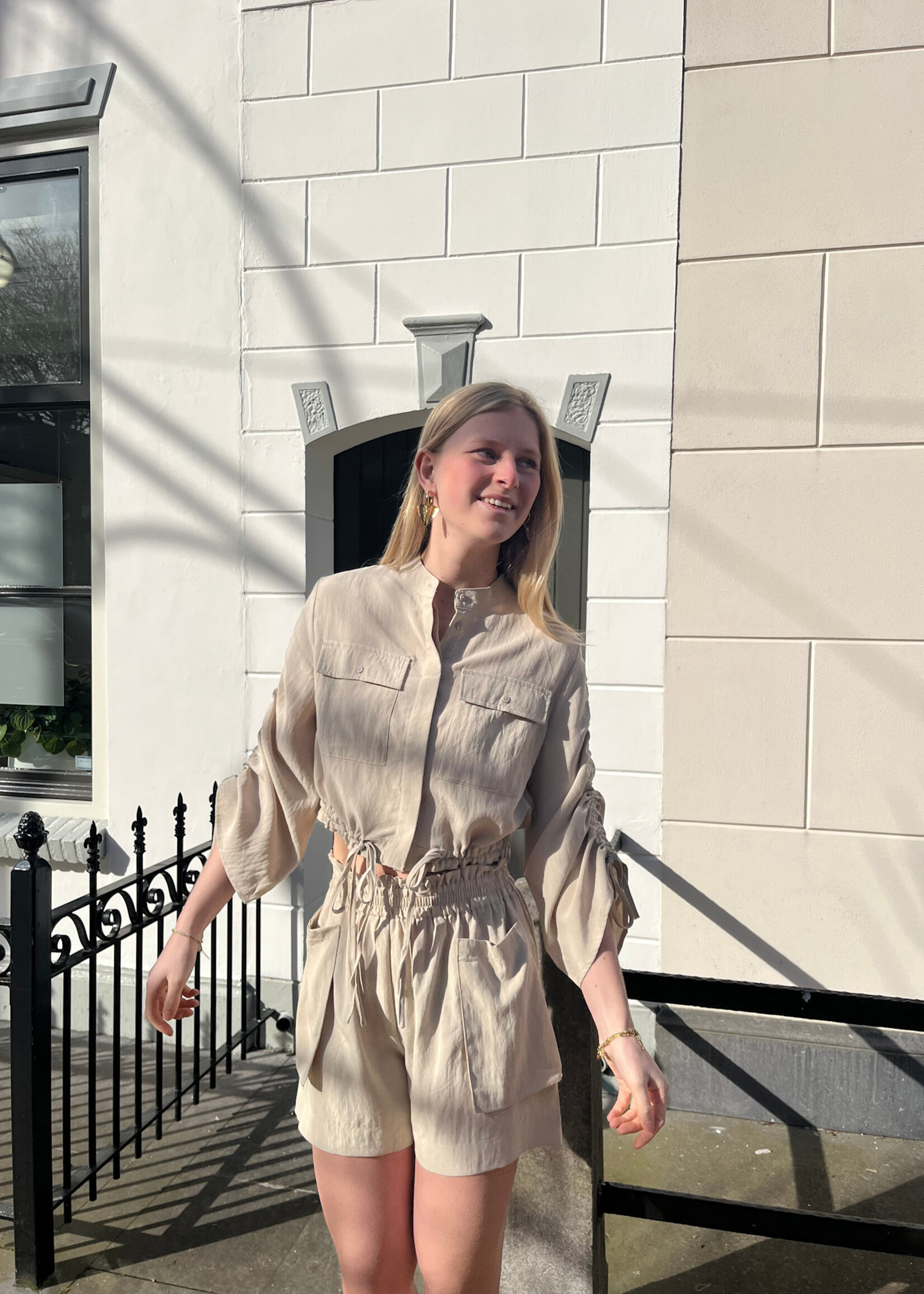 Flo Boutique Top Mette Taupe