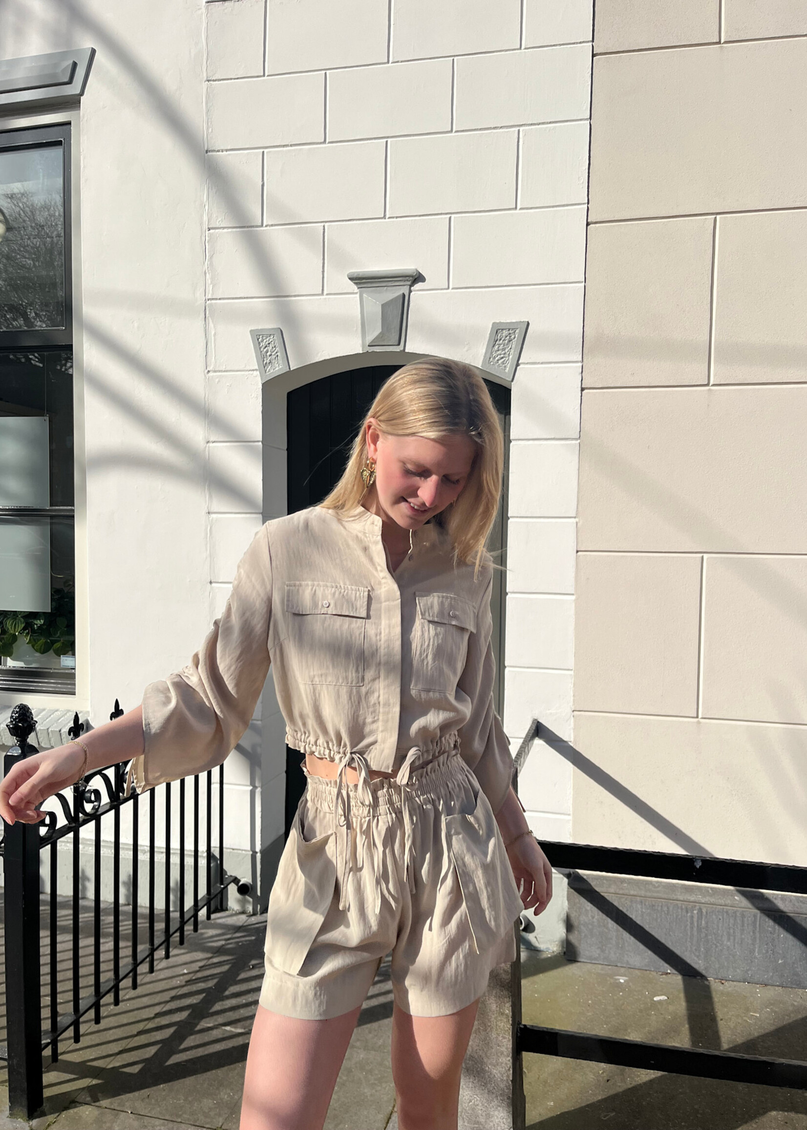 Flo Boutique Top Mette Taupe