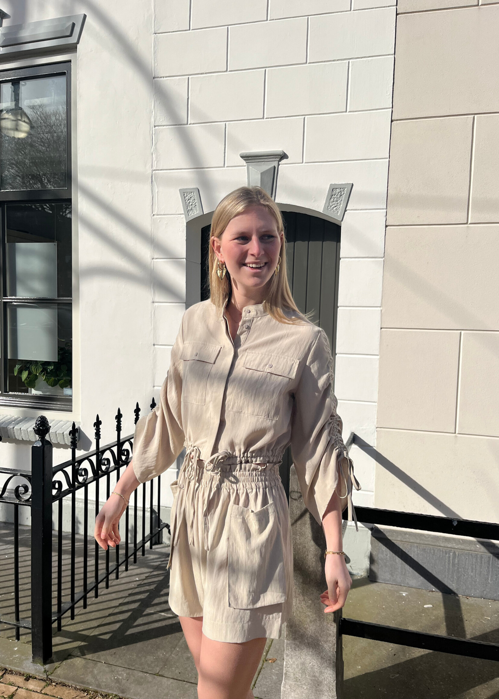 Flo Boutique Top Mette Taupe