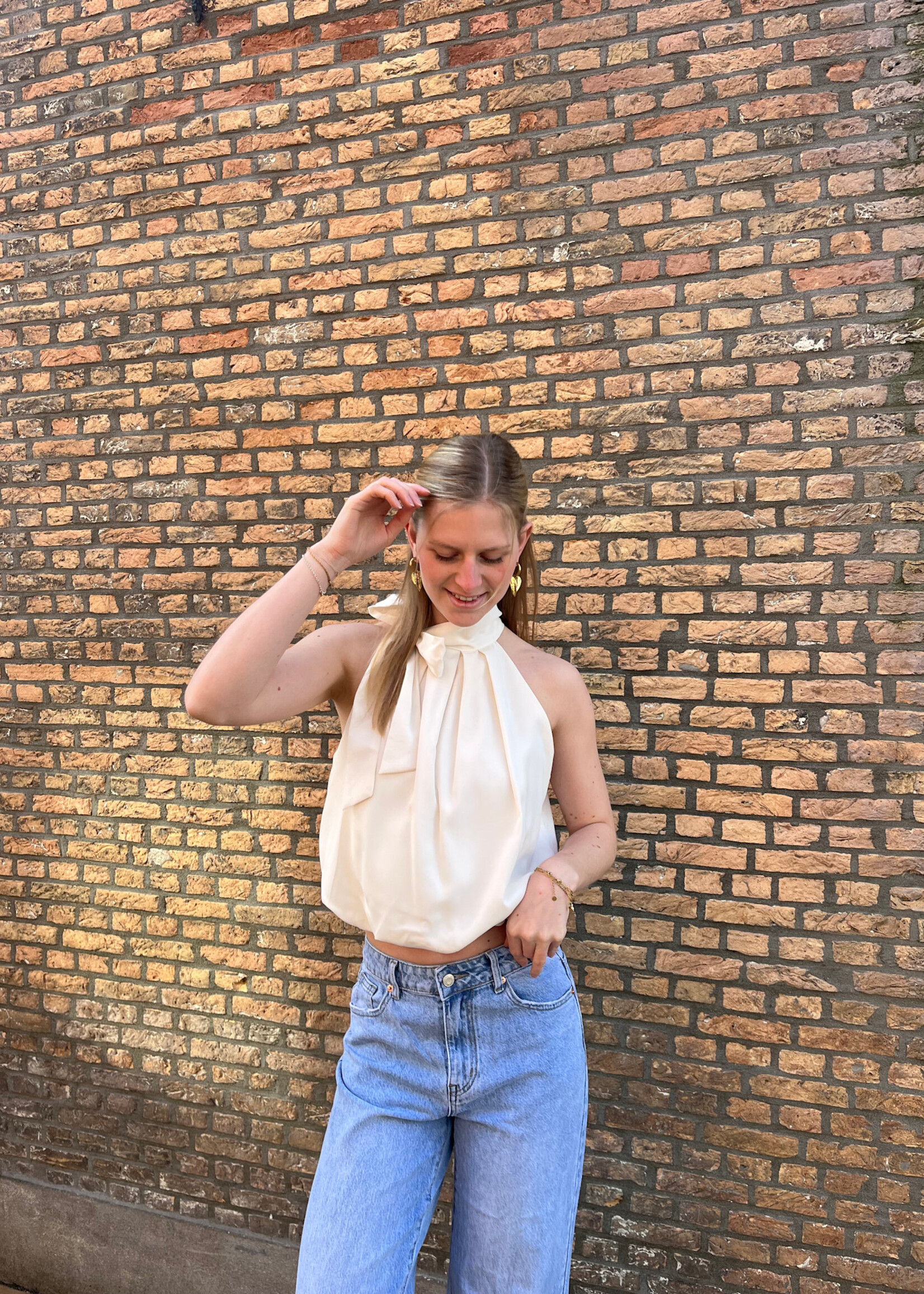 Flo Boutique Top Mikky Cream