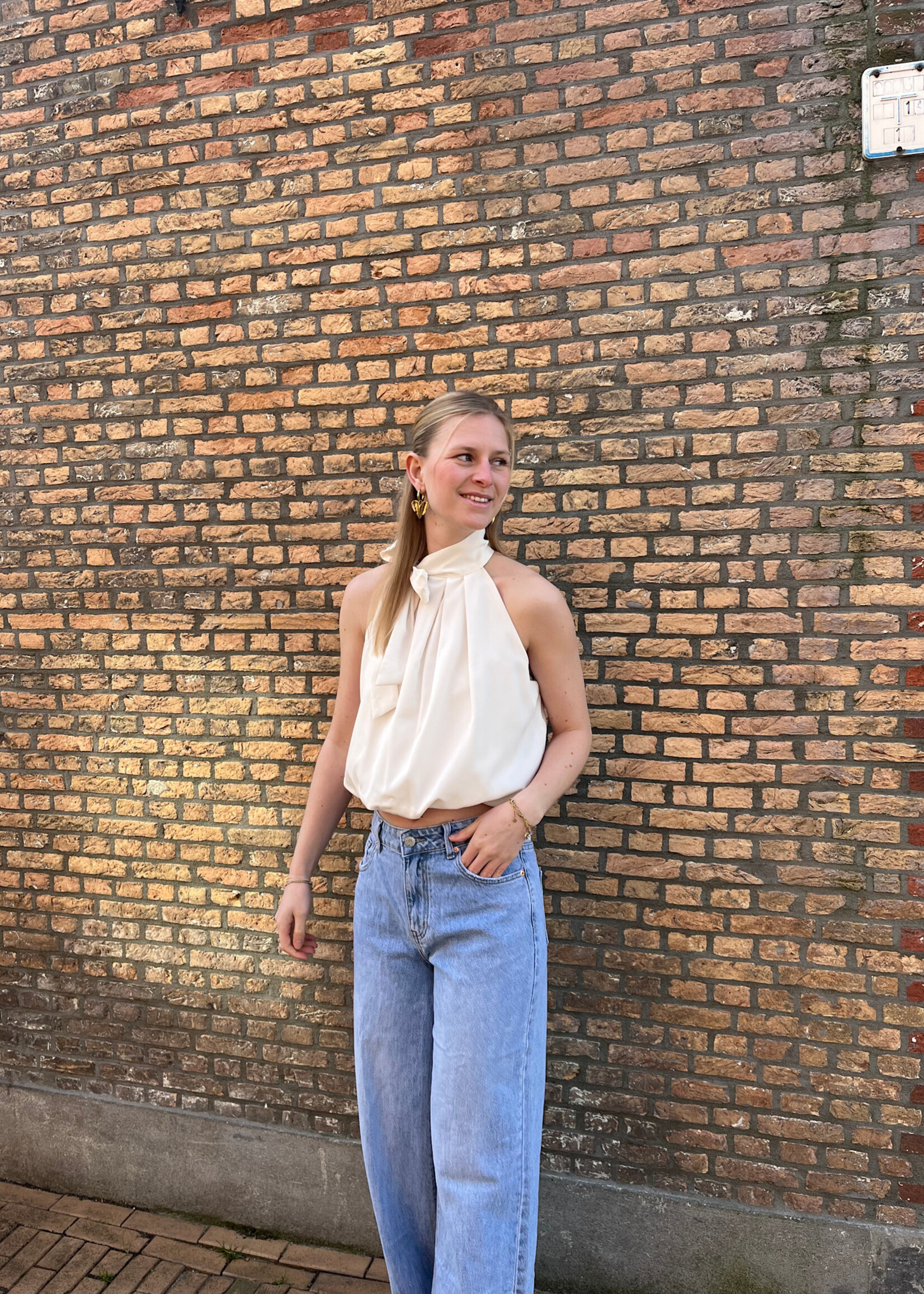 Flo Boutique Top Mikky Cream