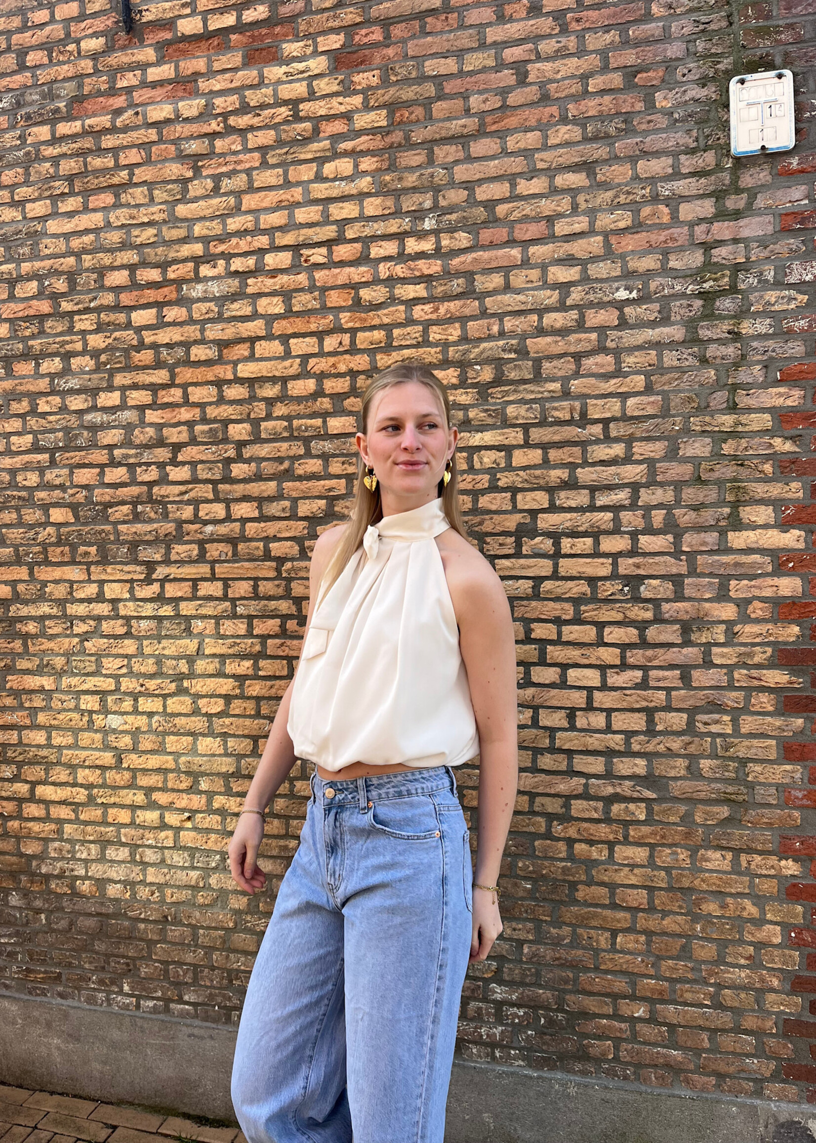 Flo Boutique Top Mikky Cream