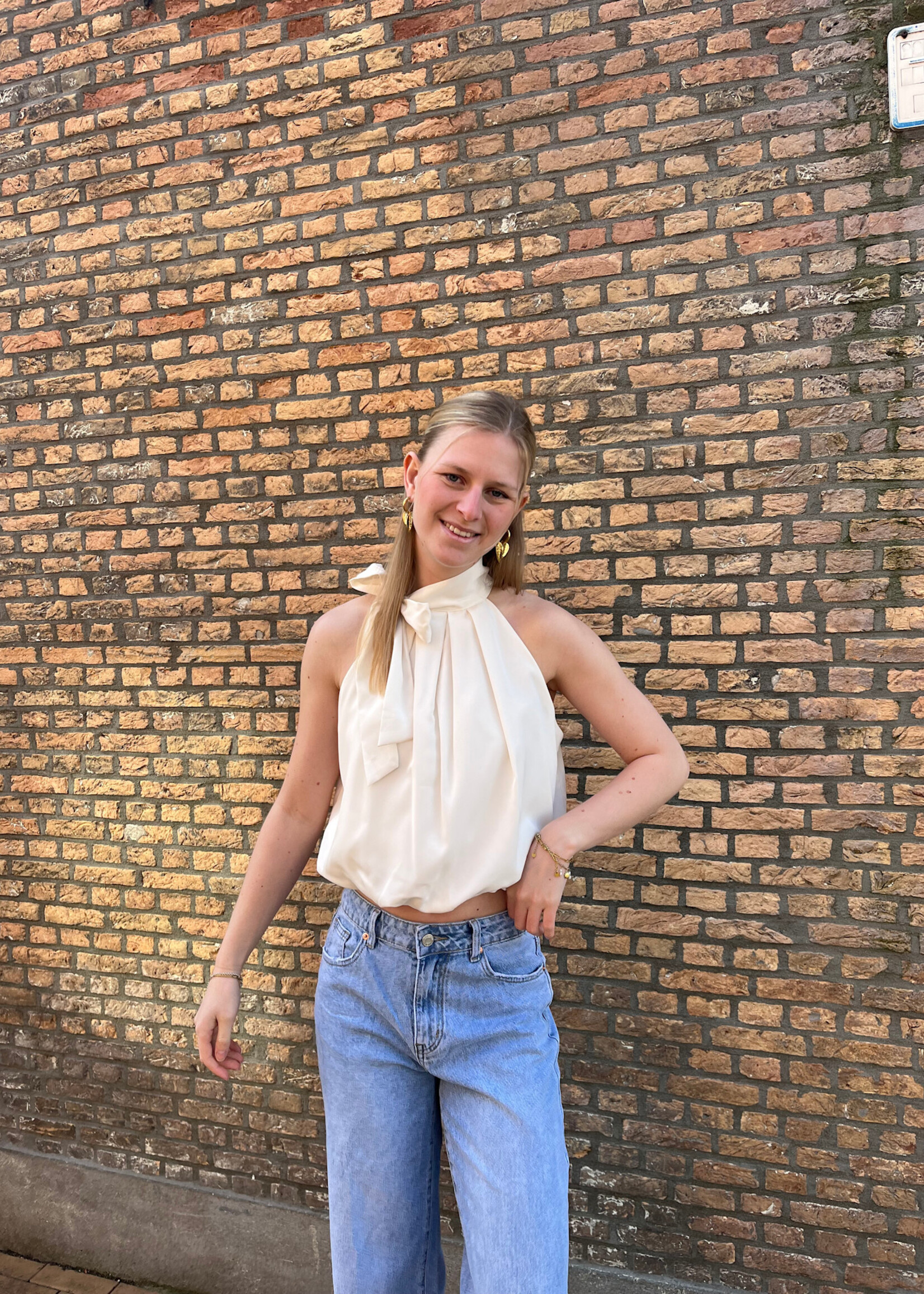 Flo Boutique Top Mikky Cream