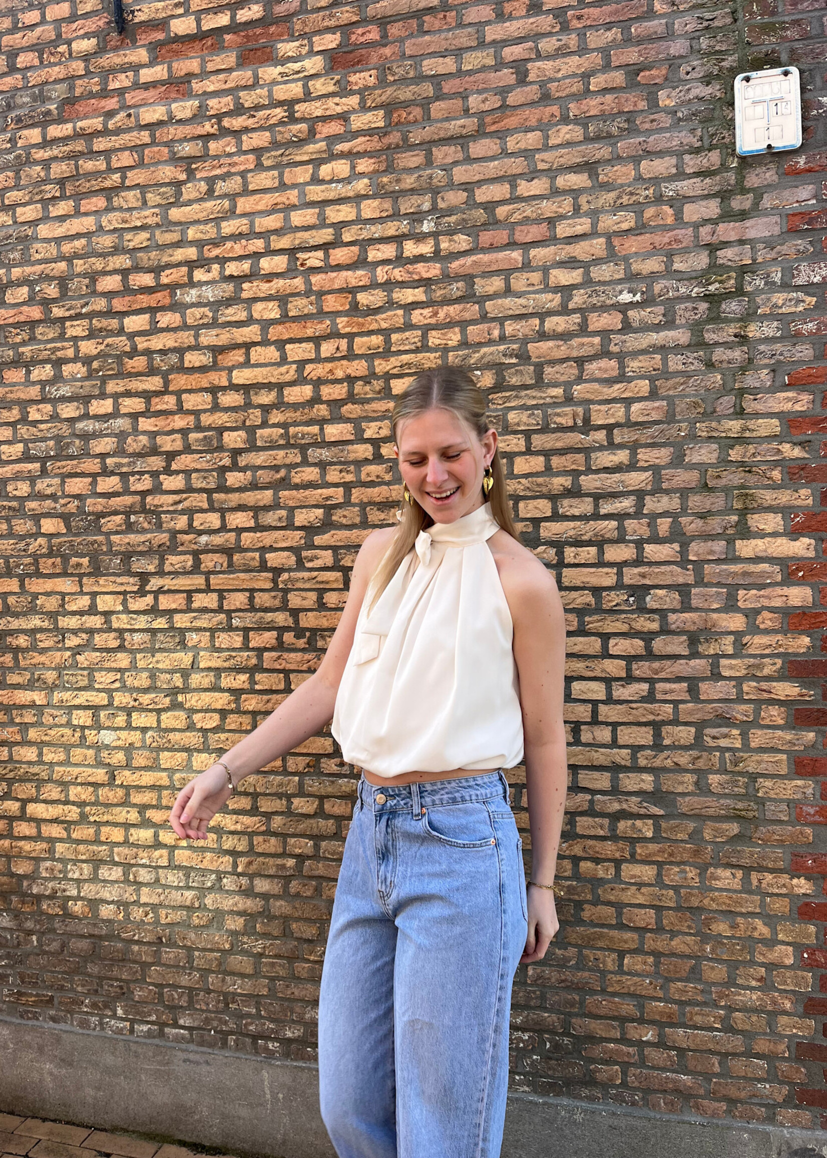 Flo Boutique Top Mikky Cream