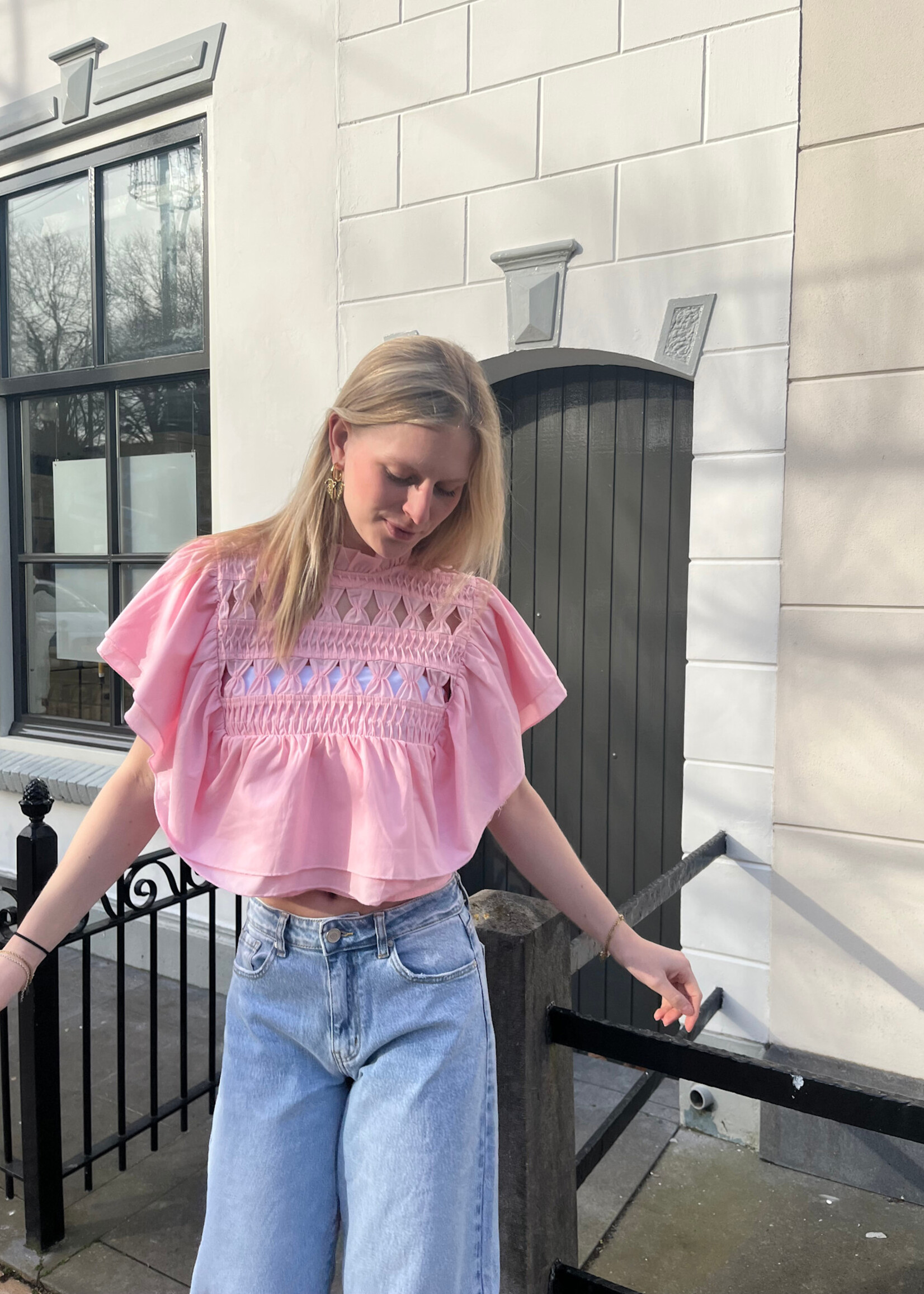 Flo Boutique Top Loa Pink