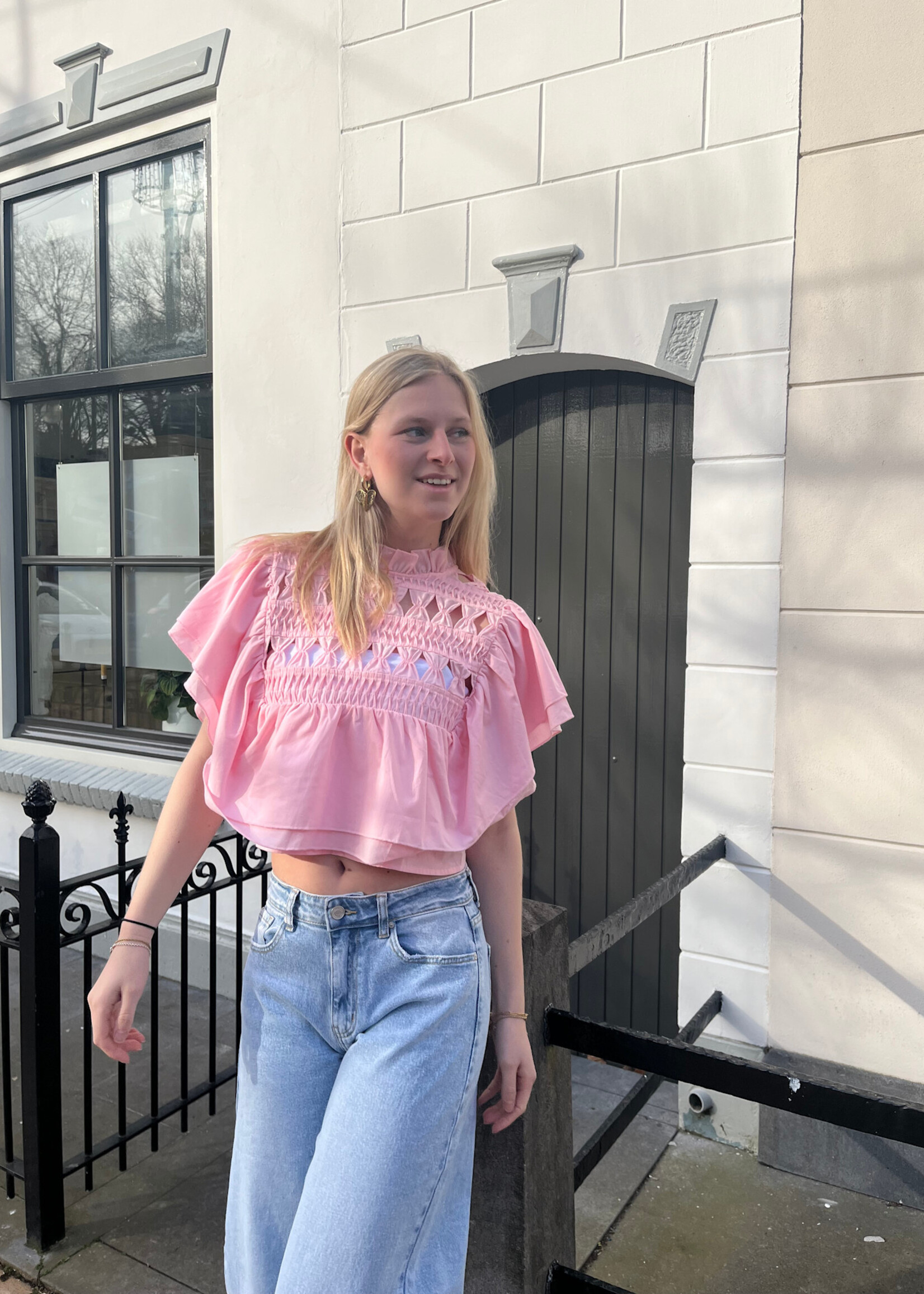 Flo Boutique Top Loa Pink