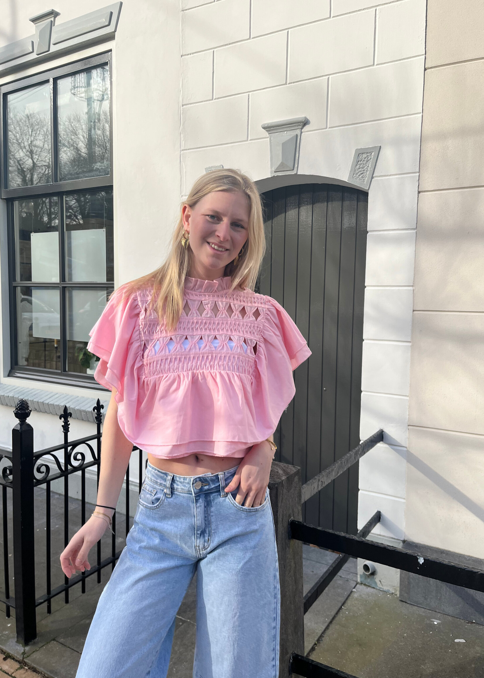 Flo Boutique Top Loa Pink