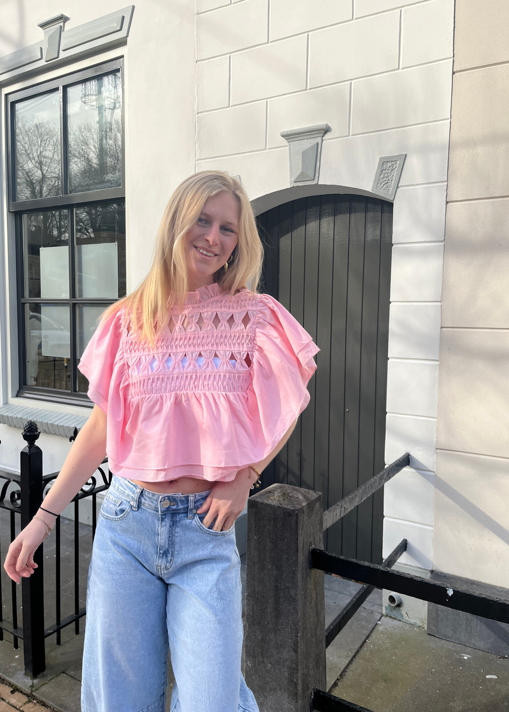 Flo Boutique Top Loa Pink