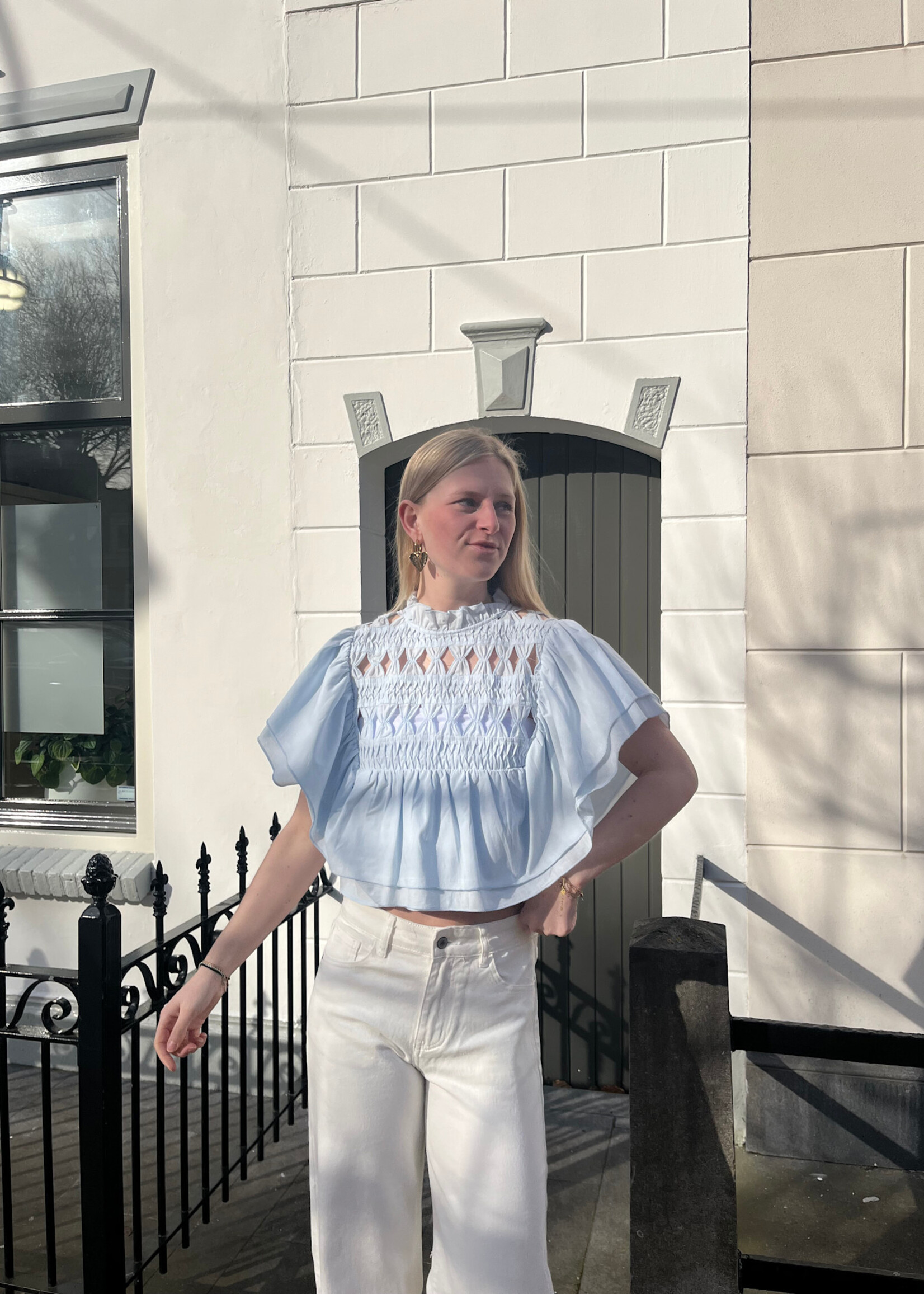 Flo Boutique Top Loa Blue