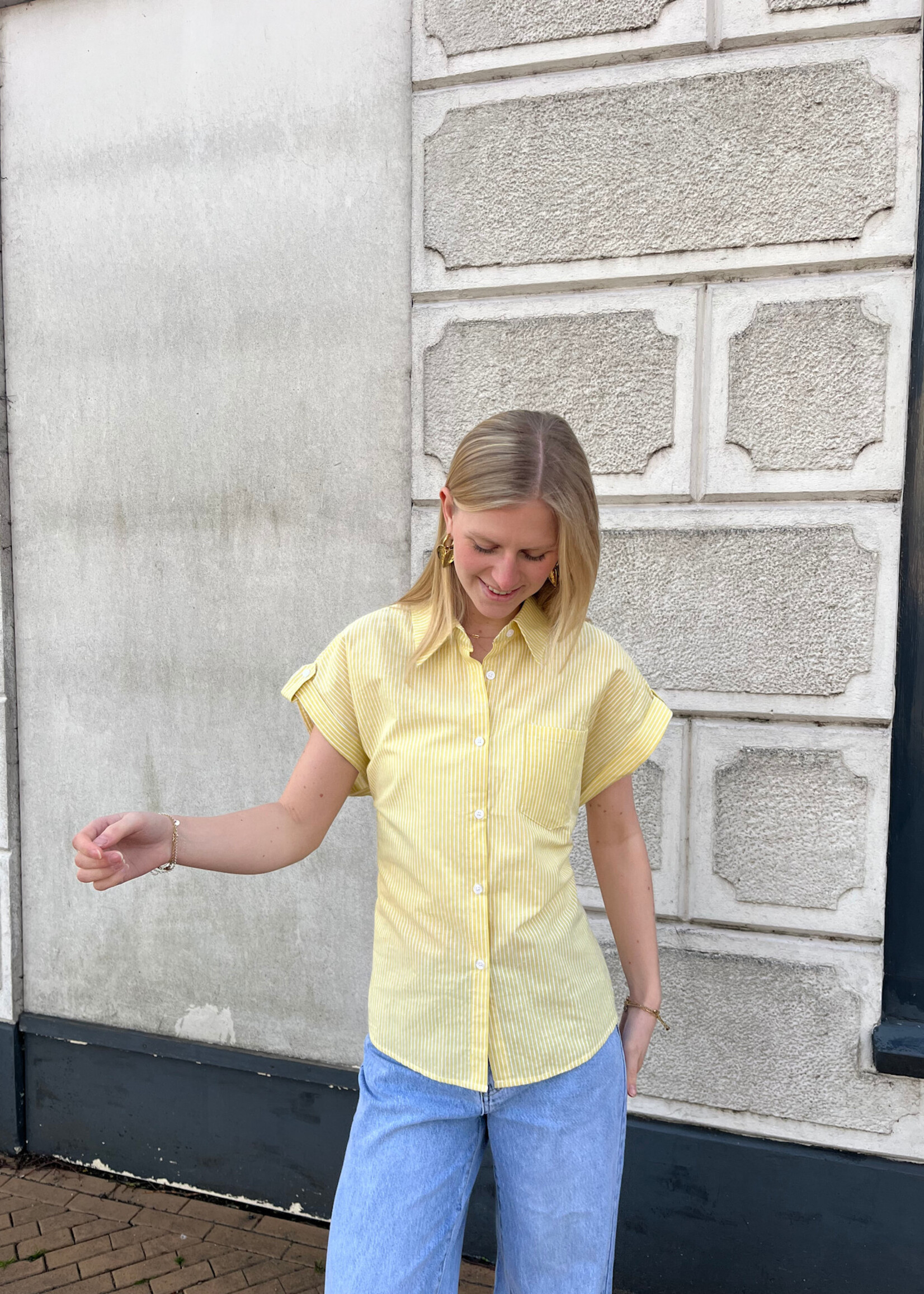 Flo Boutique Blouse Mia Yellow