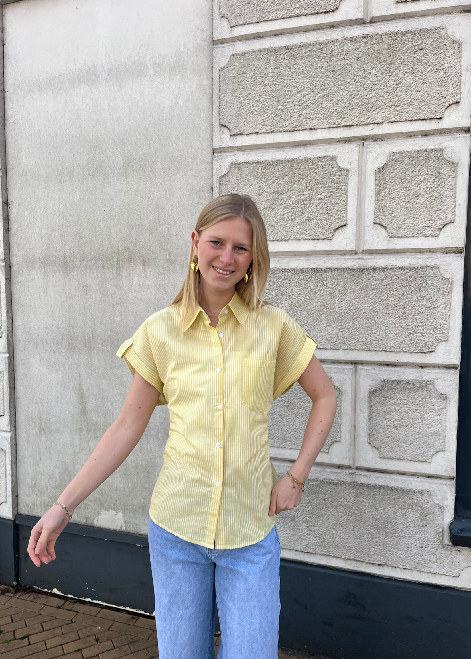 Flo Boutique Blouse Mia Yellow