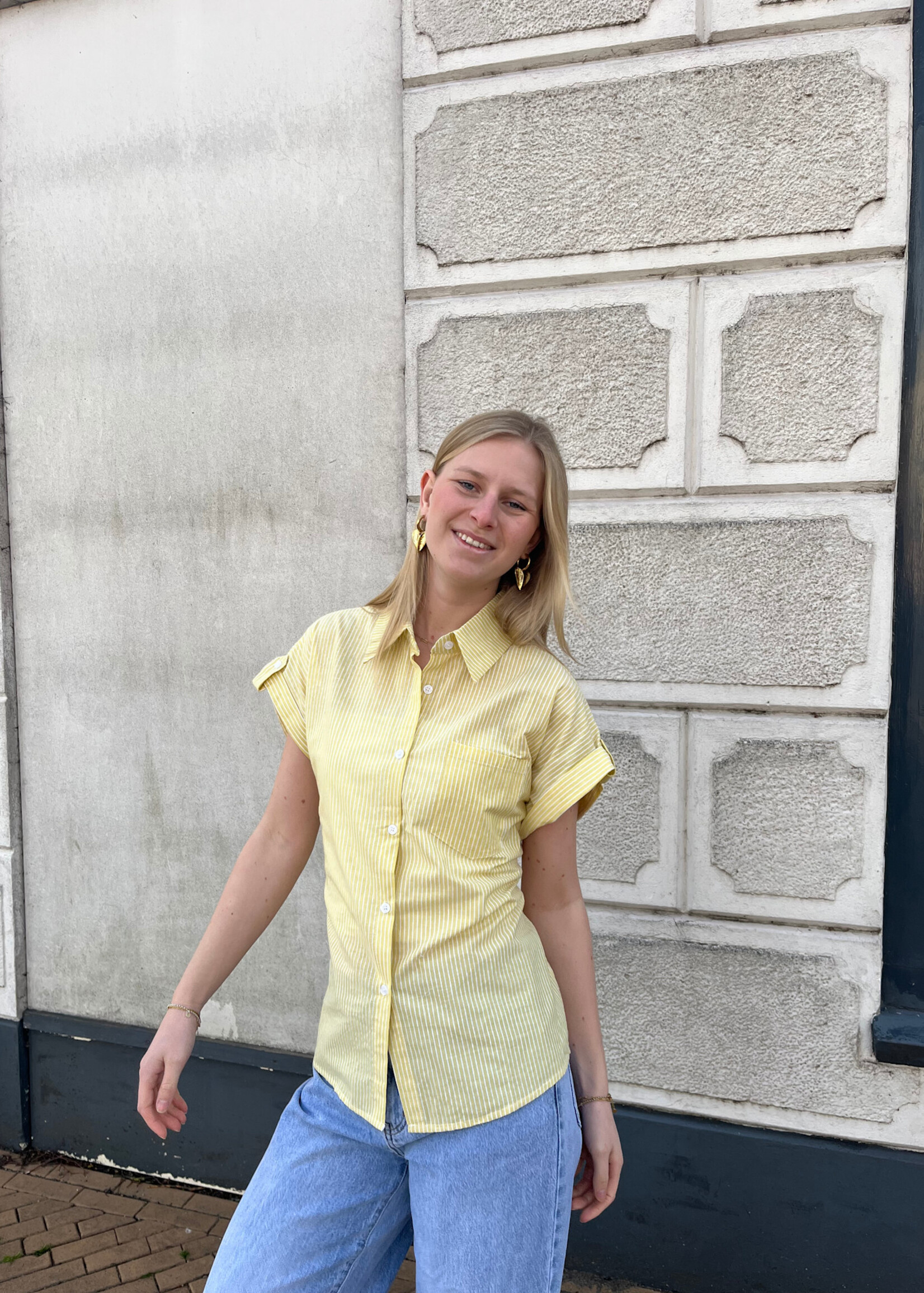 Flo Boutique Blouse Mia Yellow