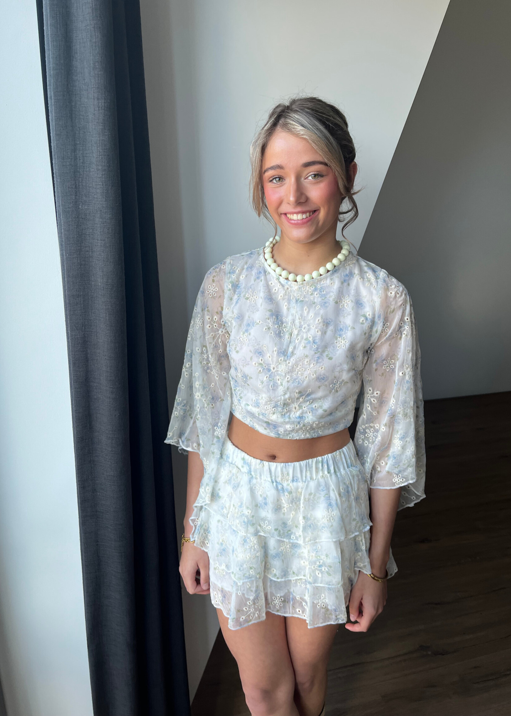 Flo Boutique Top Madelief Blue