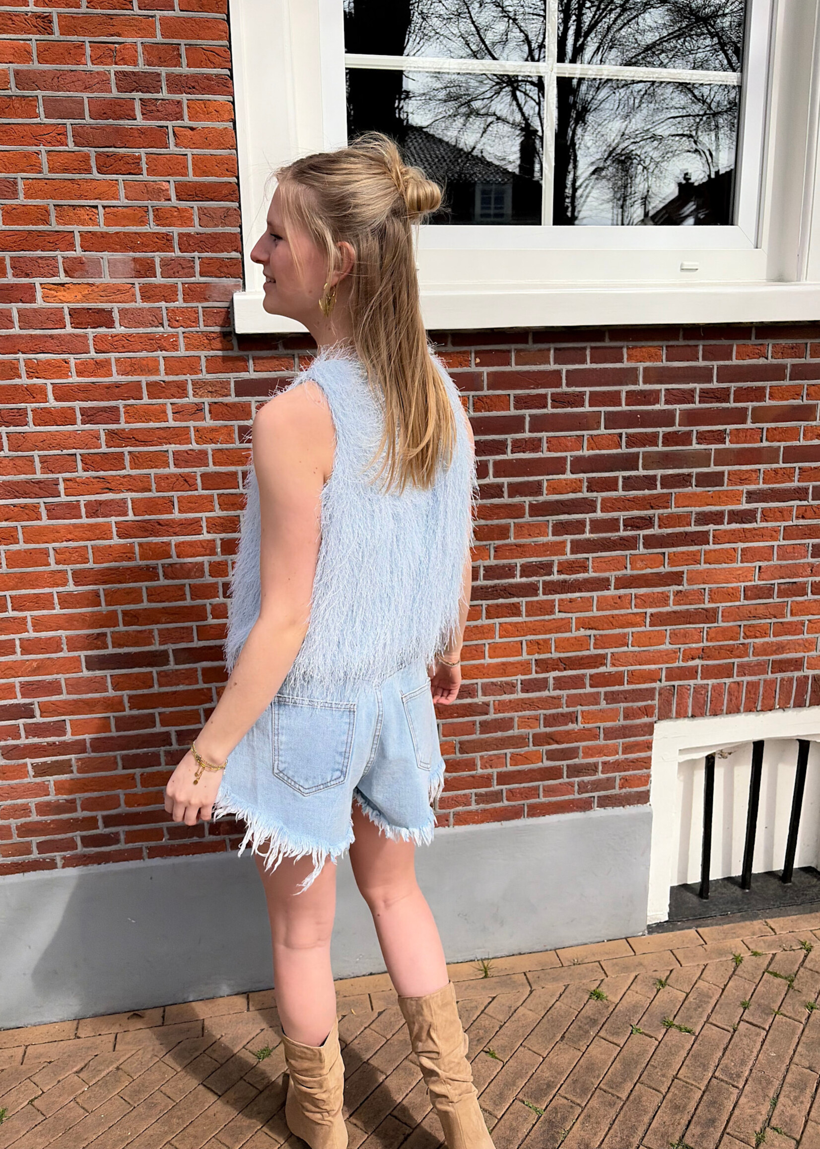 Flo Boutique Denim Short Stevie Blue