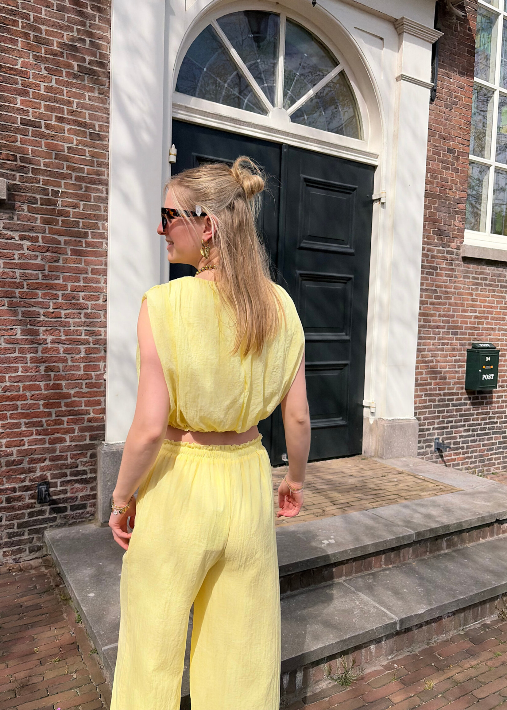 Flo Boutique Top Meis Yellow