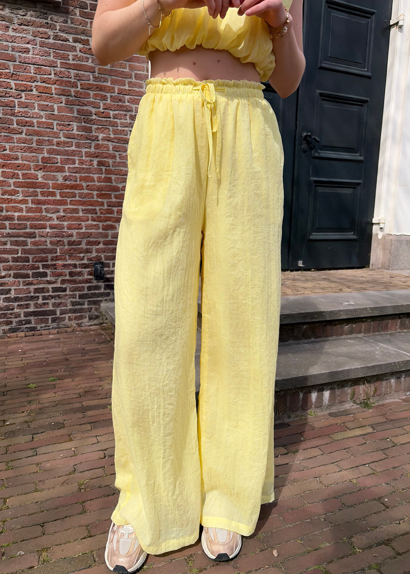 Flo Boutique Broek Meis Yellow