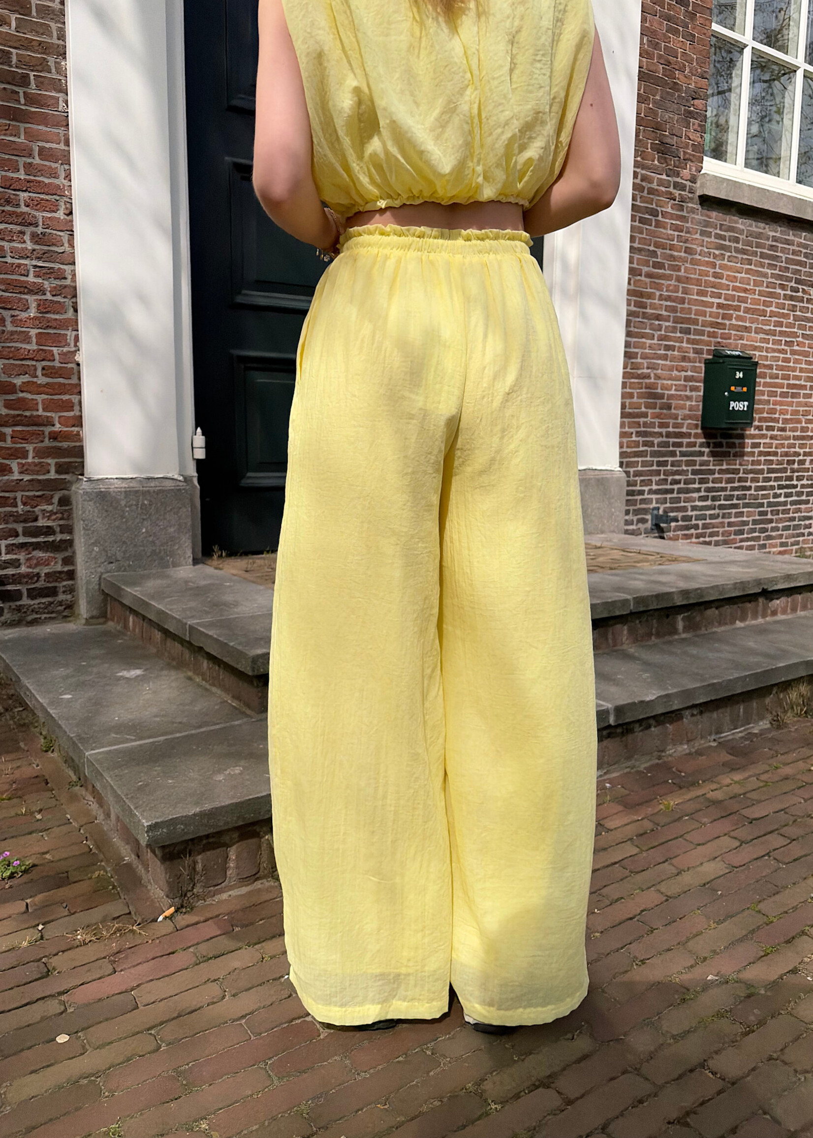 Flo Boutique Broek Meis Yellow