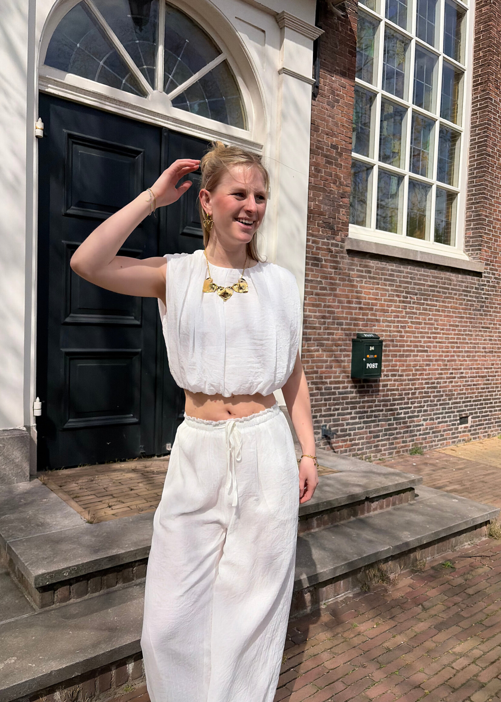 Flo Boutique Top Meis White