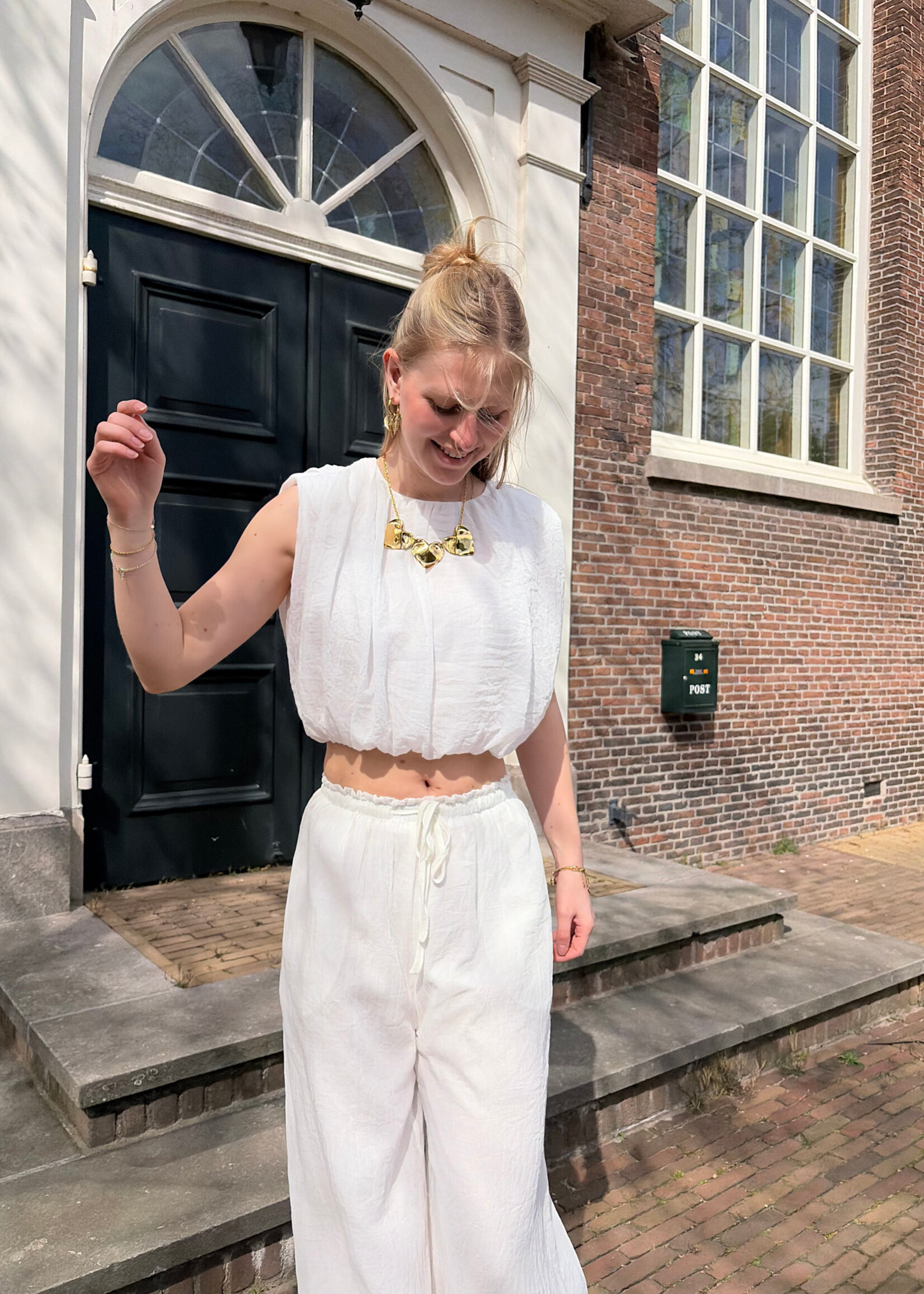 Flo Boutique Top Meis White