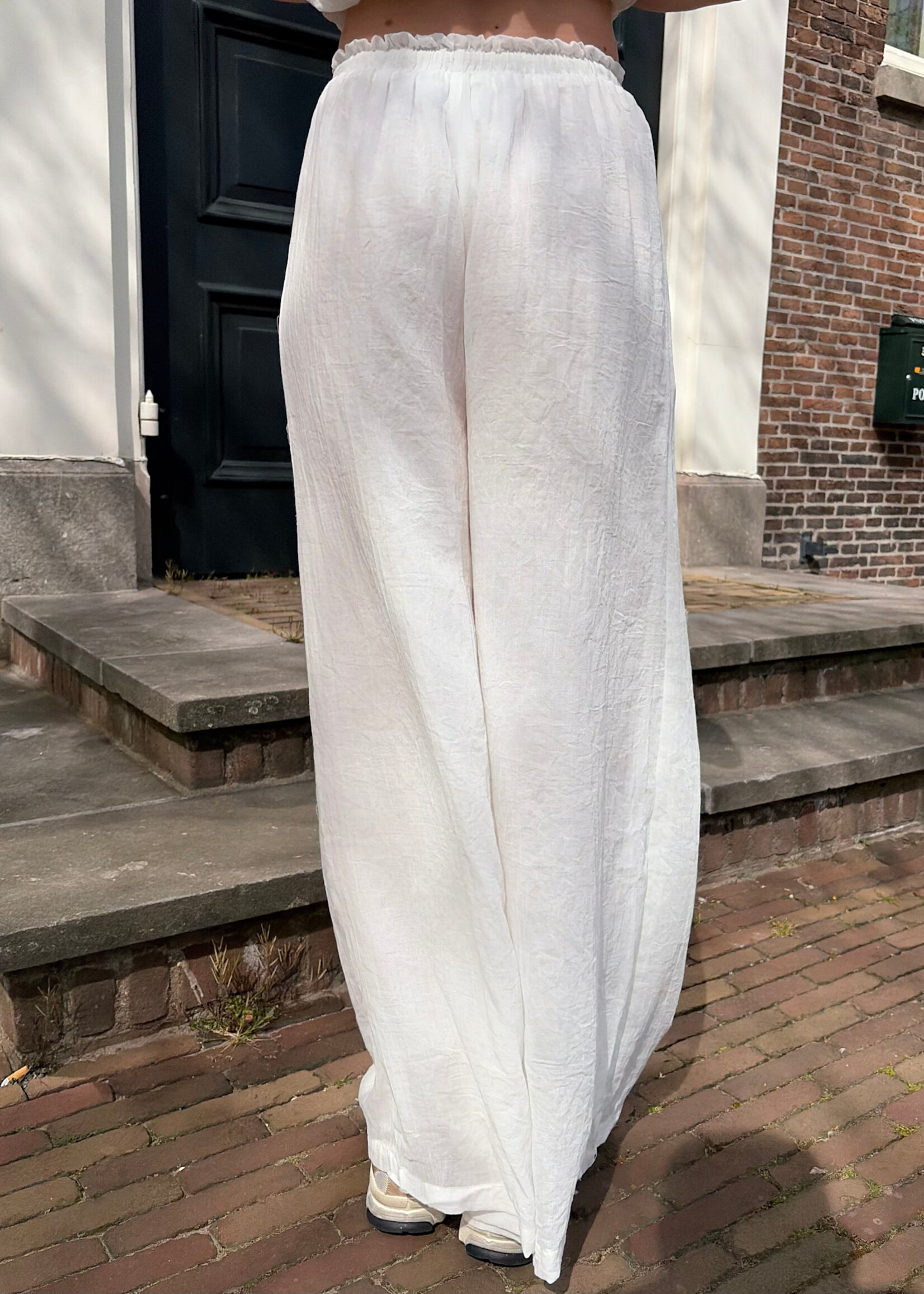 Flo Boutique Broek Meis White