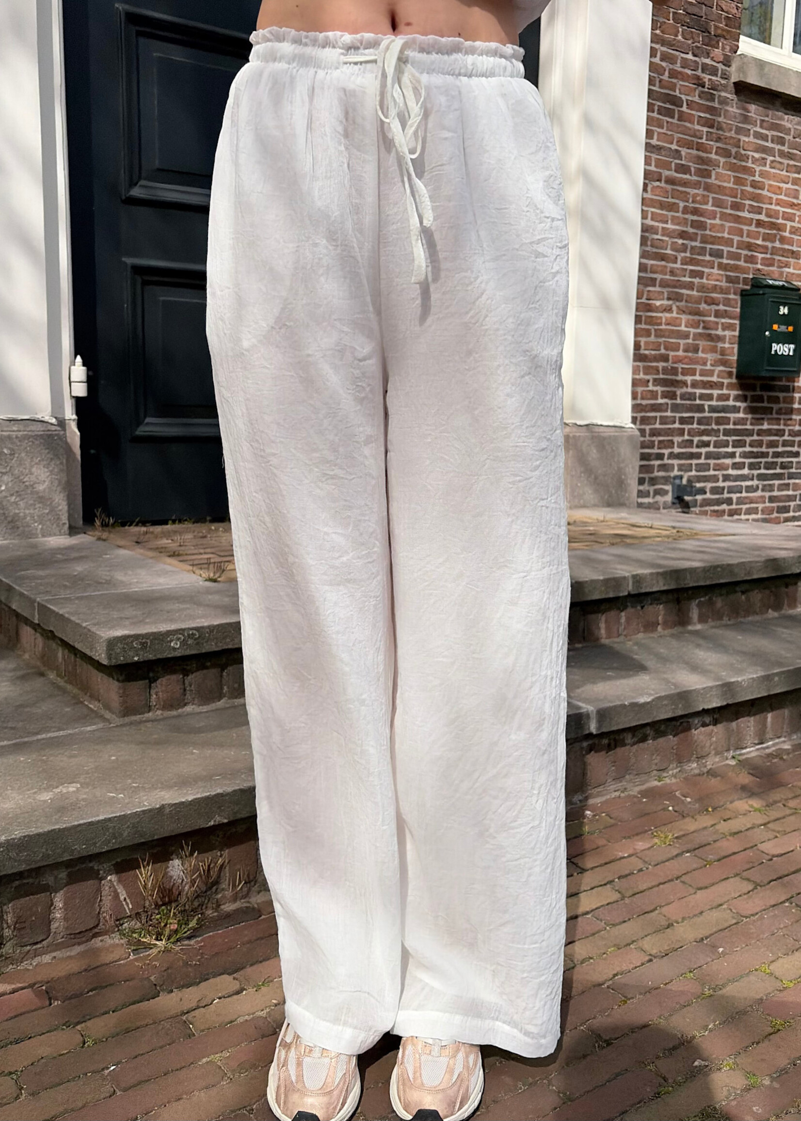 Flo Boutique Broek Meis White