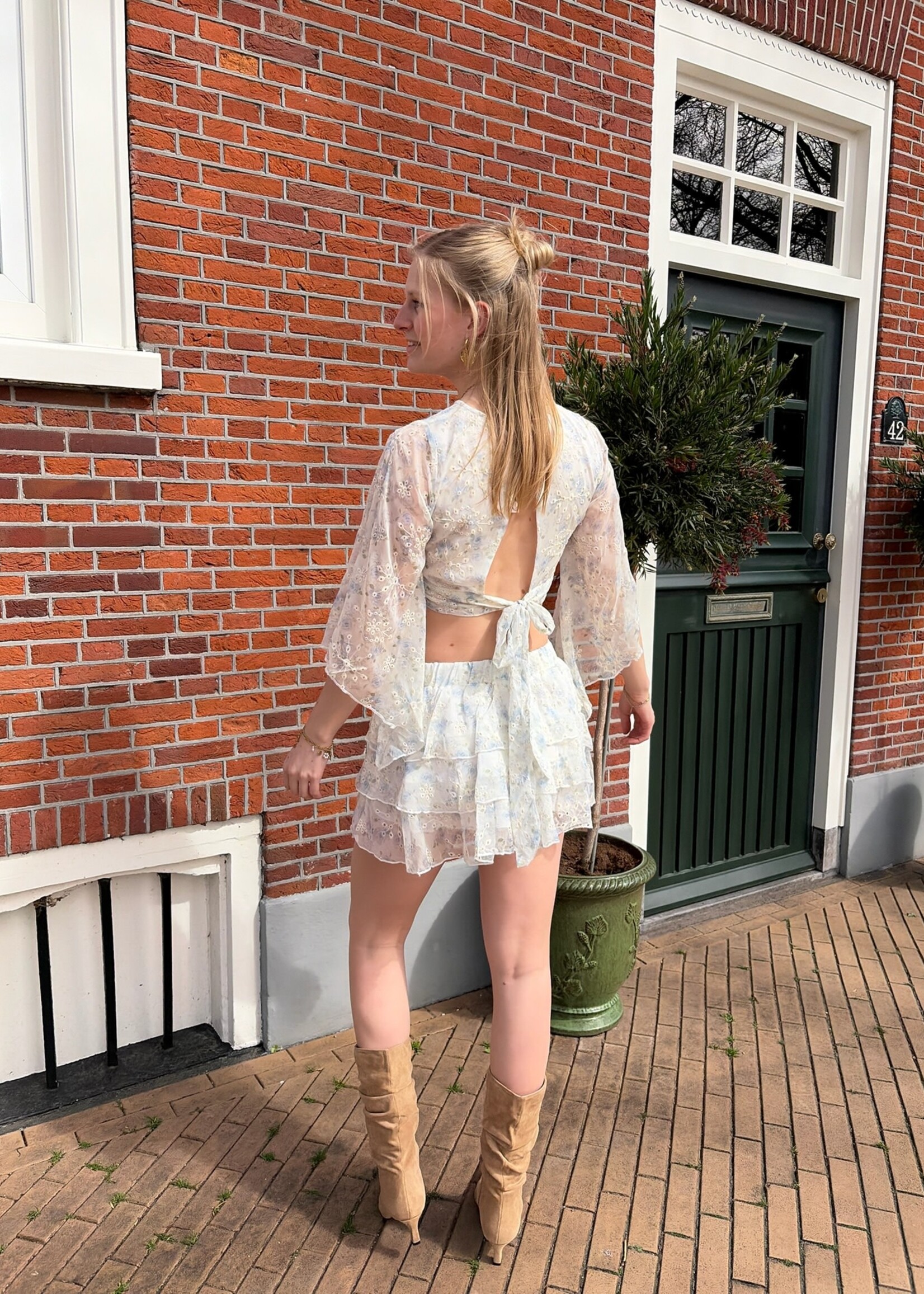 Flo Boutique Top Madelief Blue