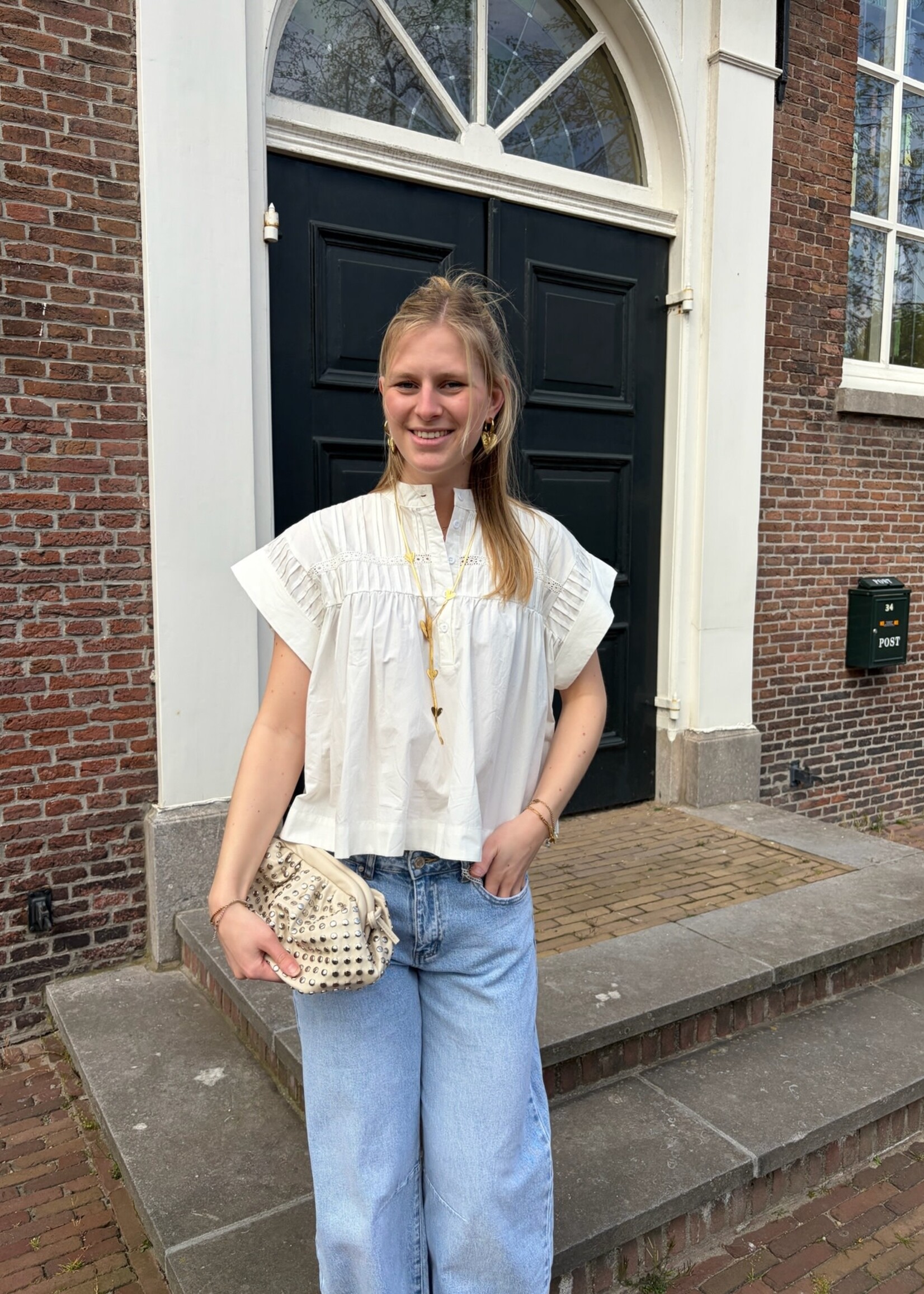 Flo Boutique Blouse Fenna White