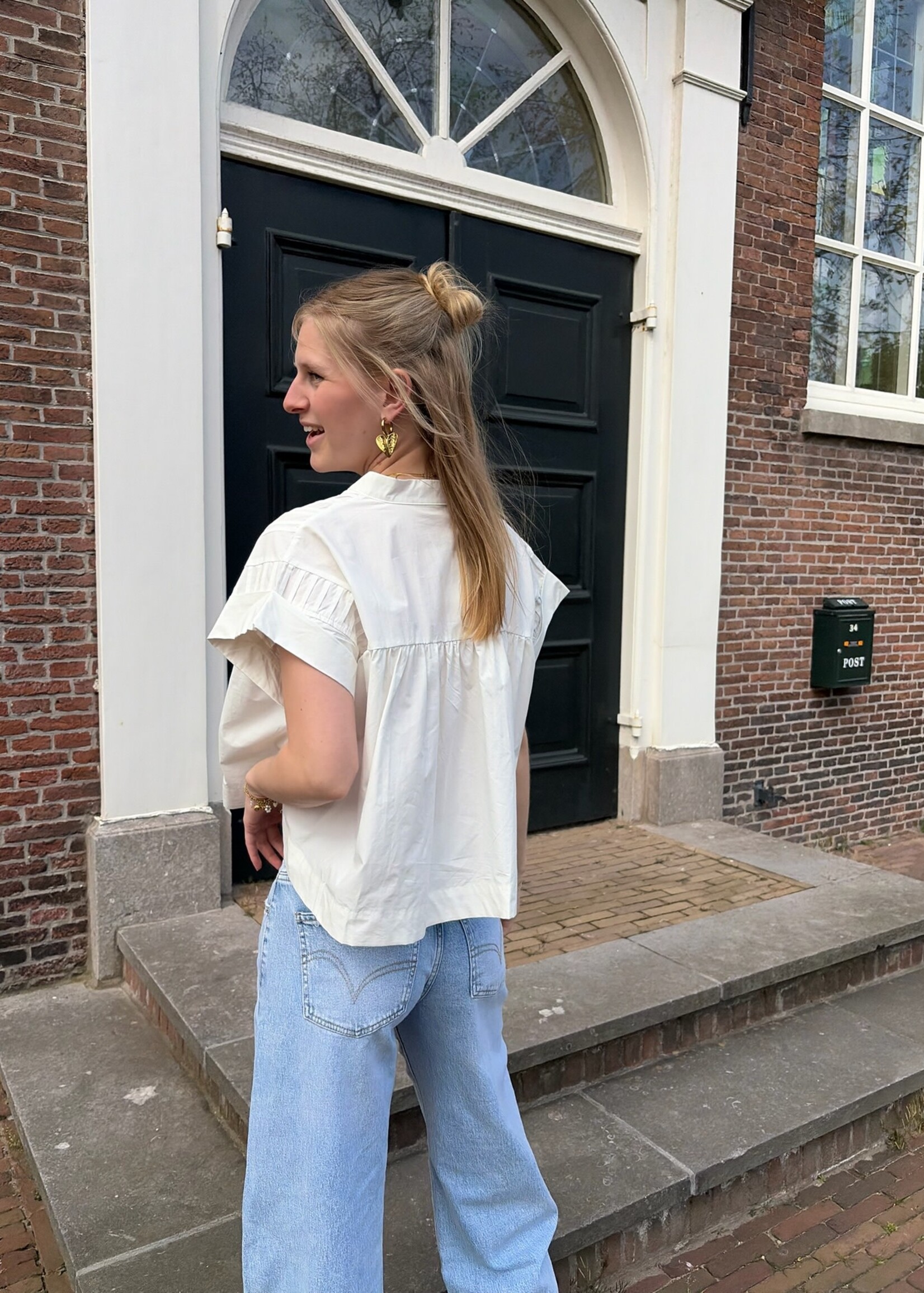 Flo Boutique Blouse Fenna White