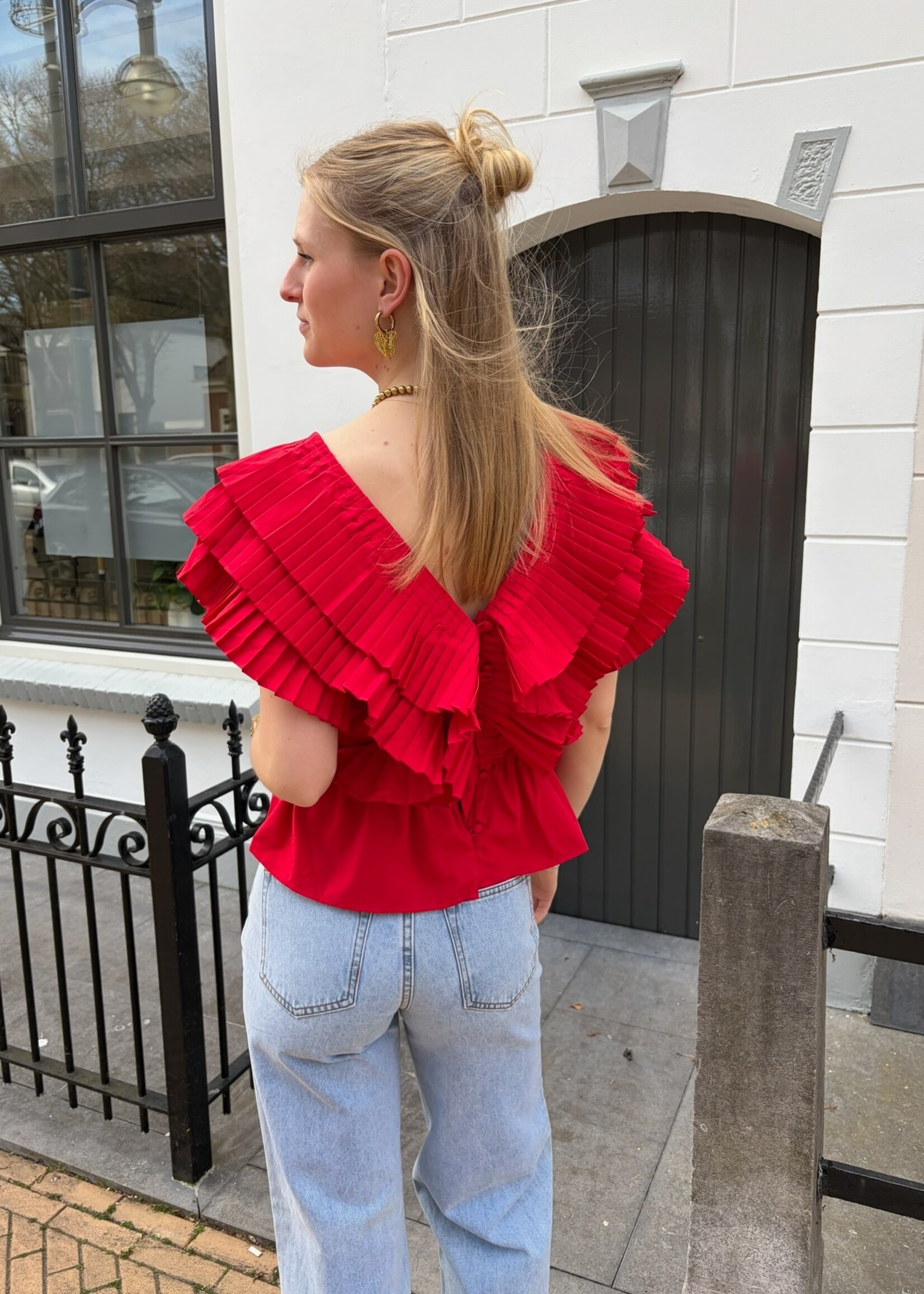 Flo Boutique Top Yara Red