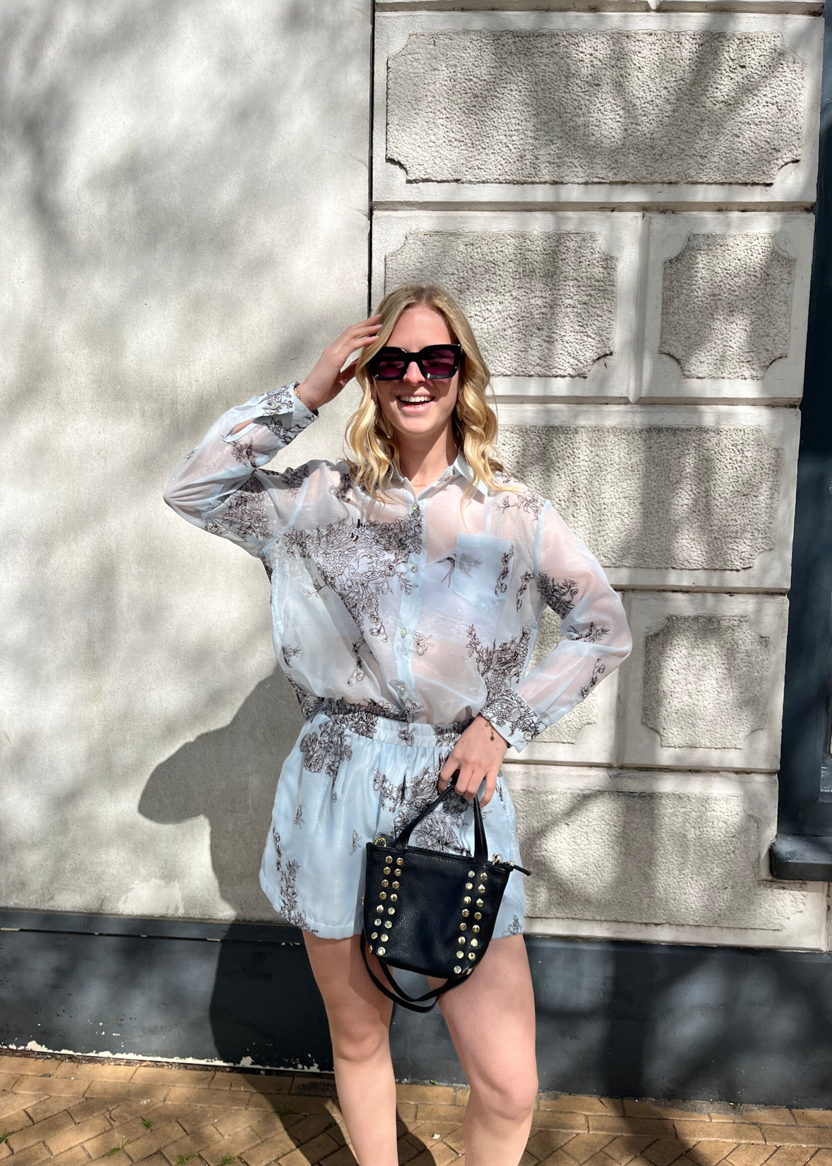 Flo Boutique Short Kelie Blue