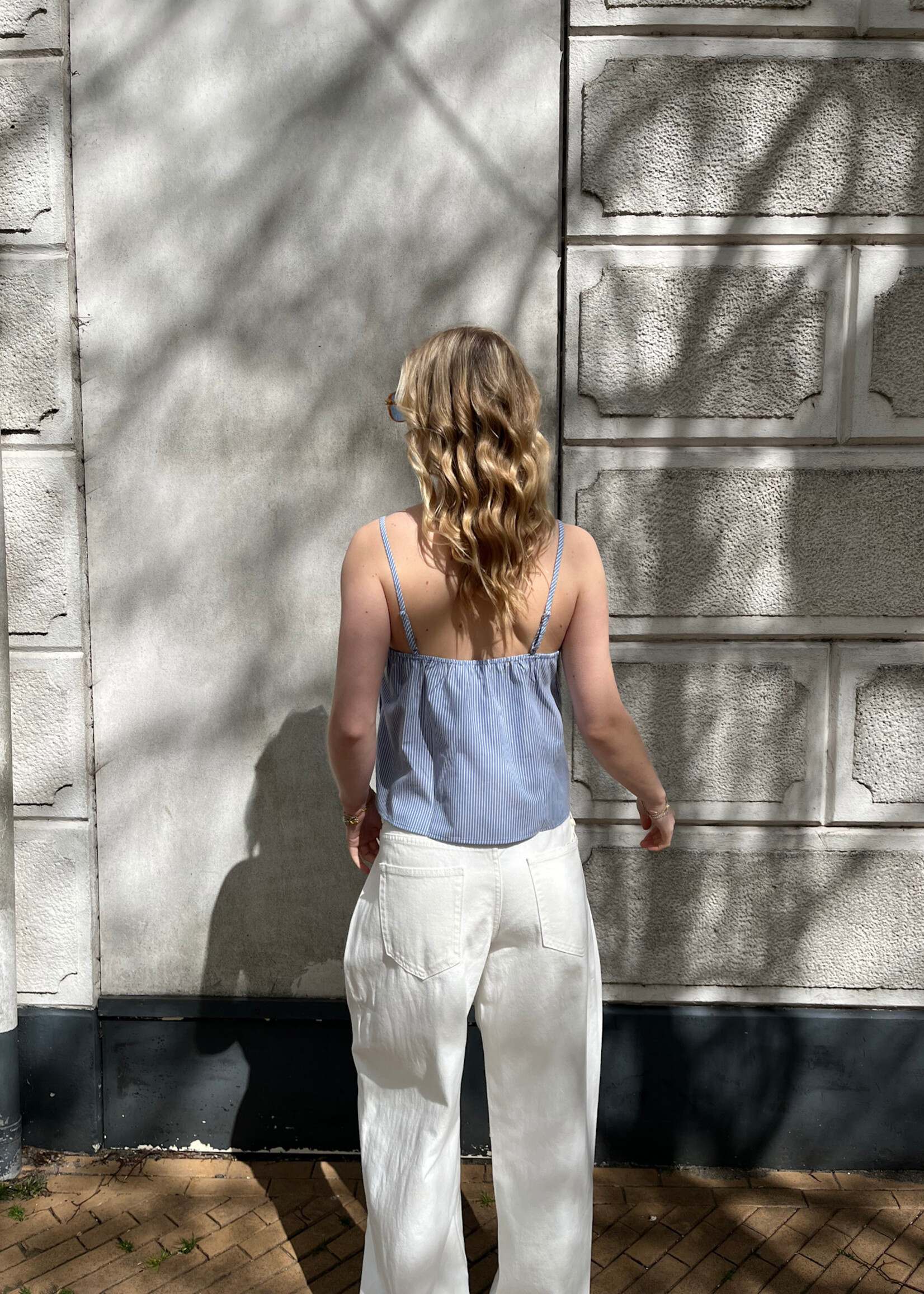 Flo Boutique Bow top Baila Blue