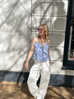 Flo Boutique Bow top Baila Blue