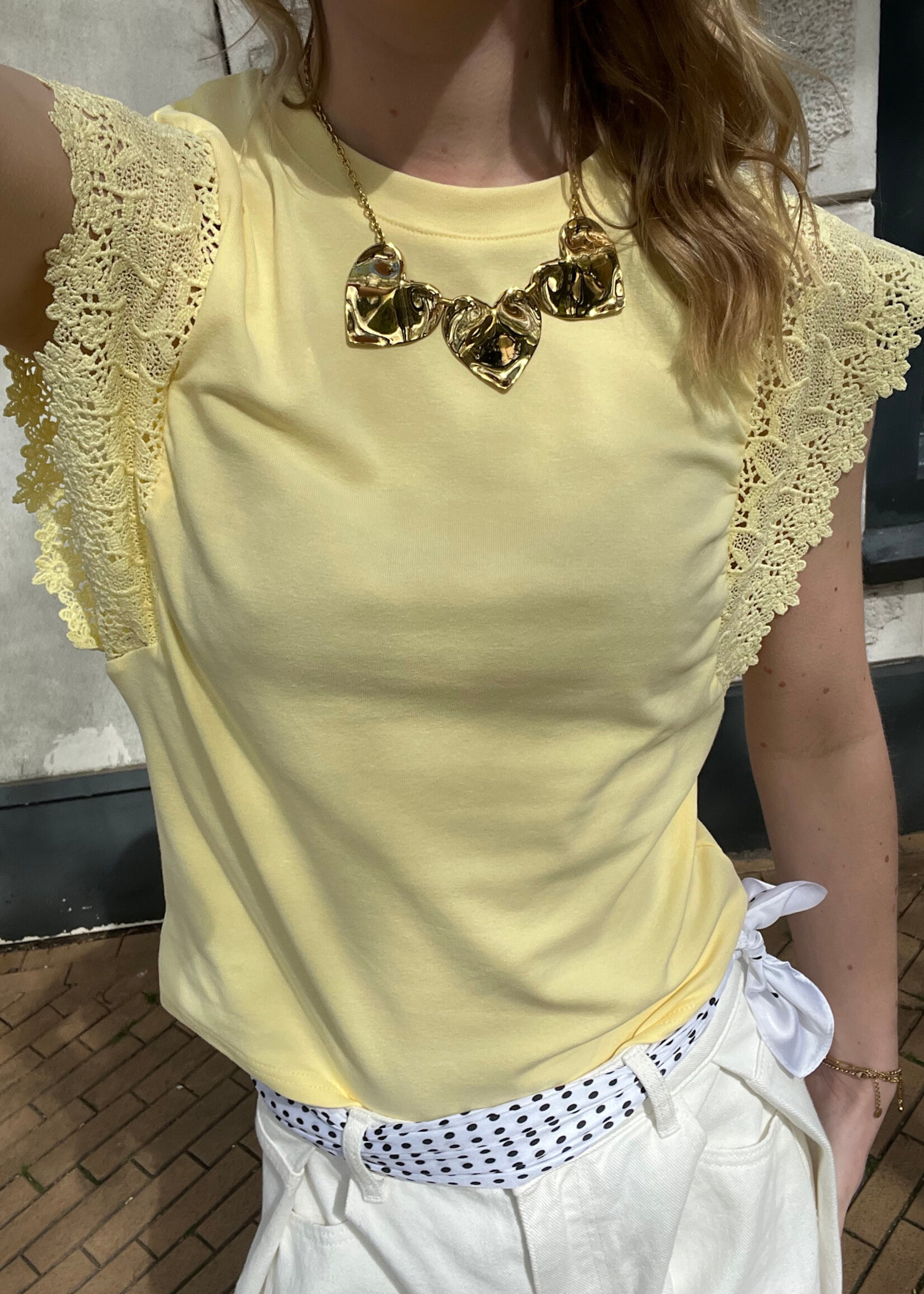 Flo Boutique Top Gabby Yellow