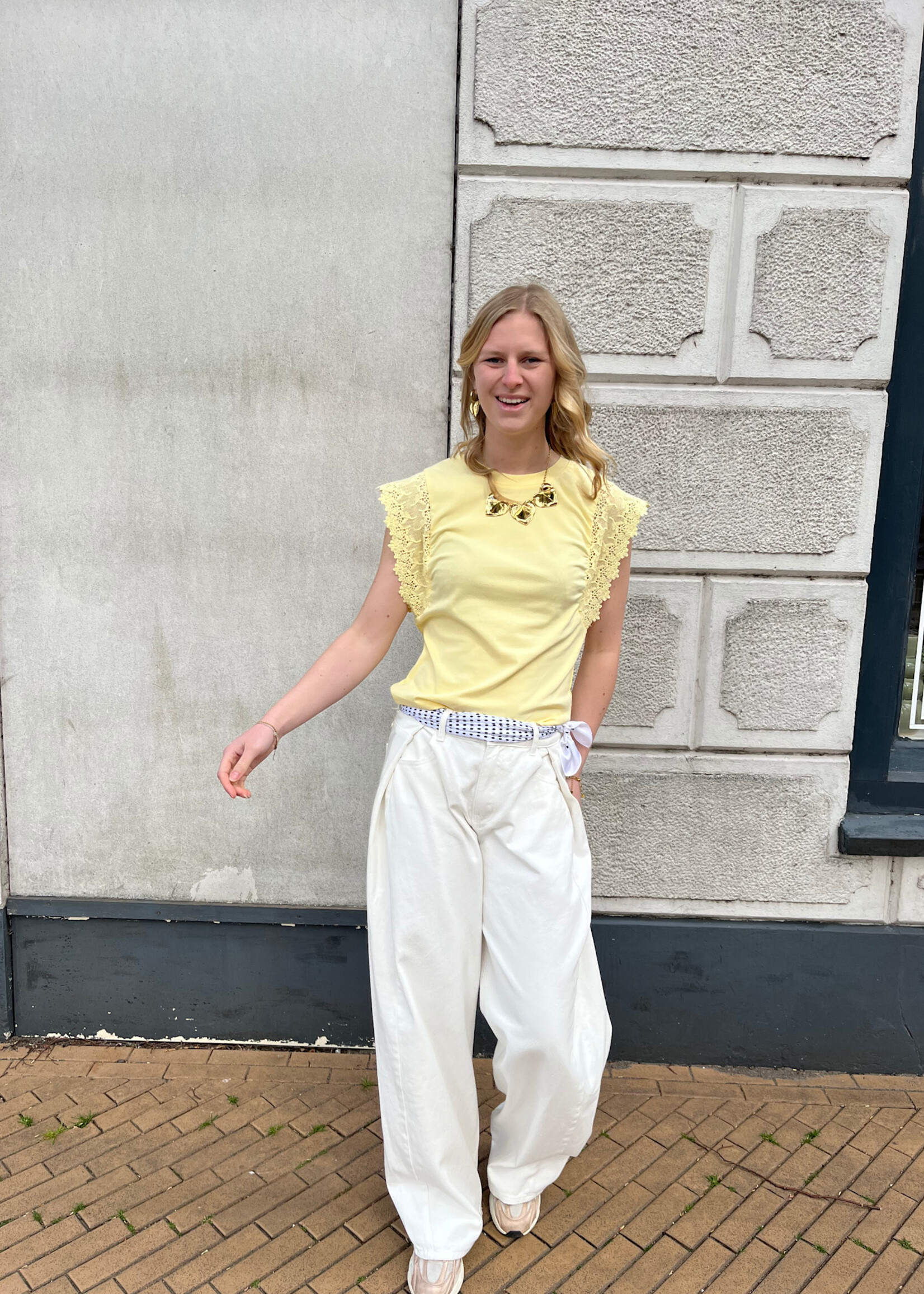 Flo Boutique Top Gabby Yellow