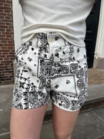 Flo Boutique Short Bandana Black/White