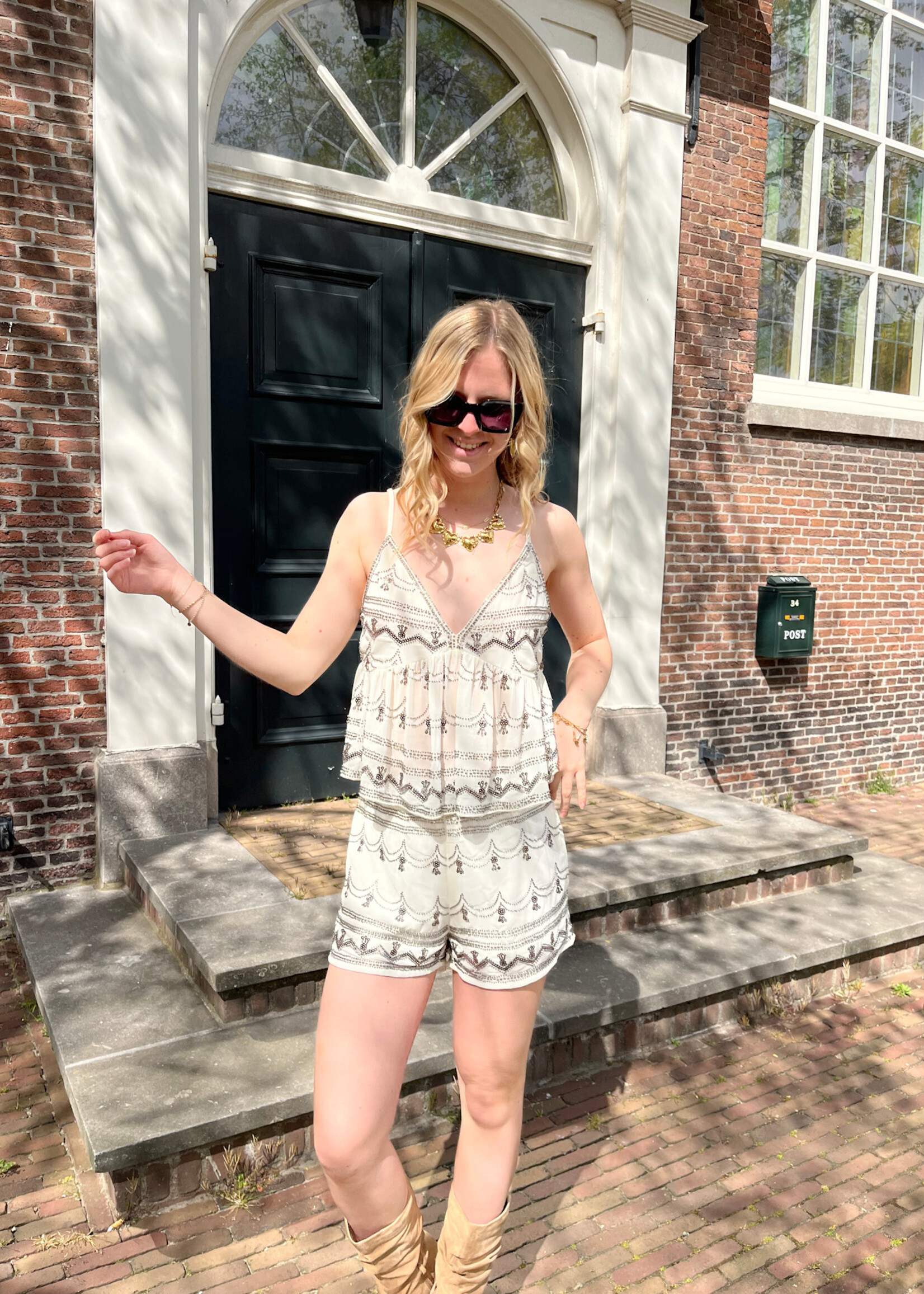 Flo Boutique Short Laila Off-White