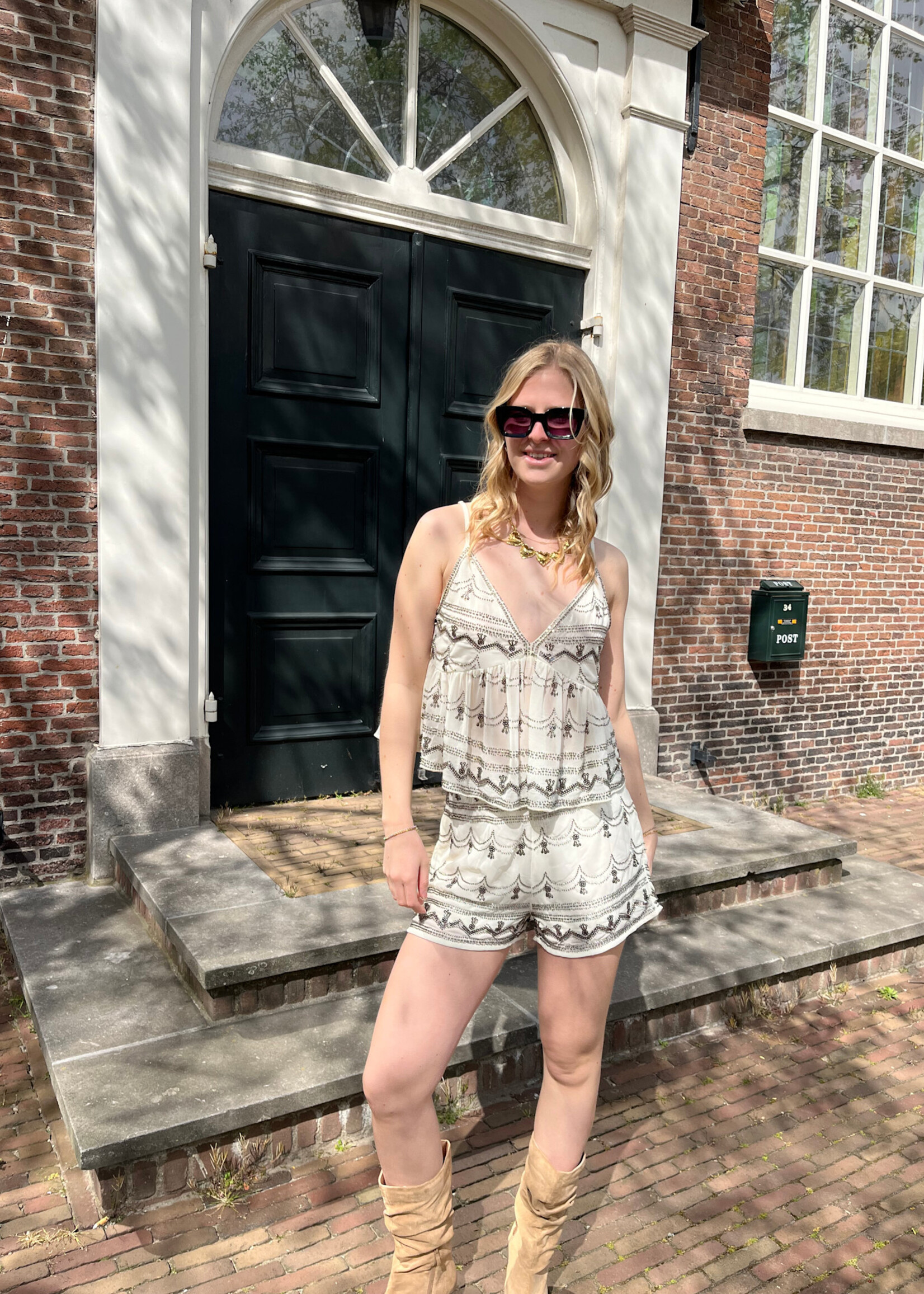 Flo Boutique Short Laila Off-White