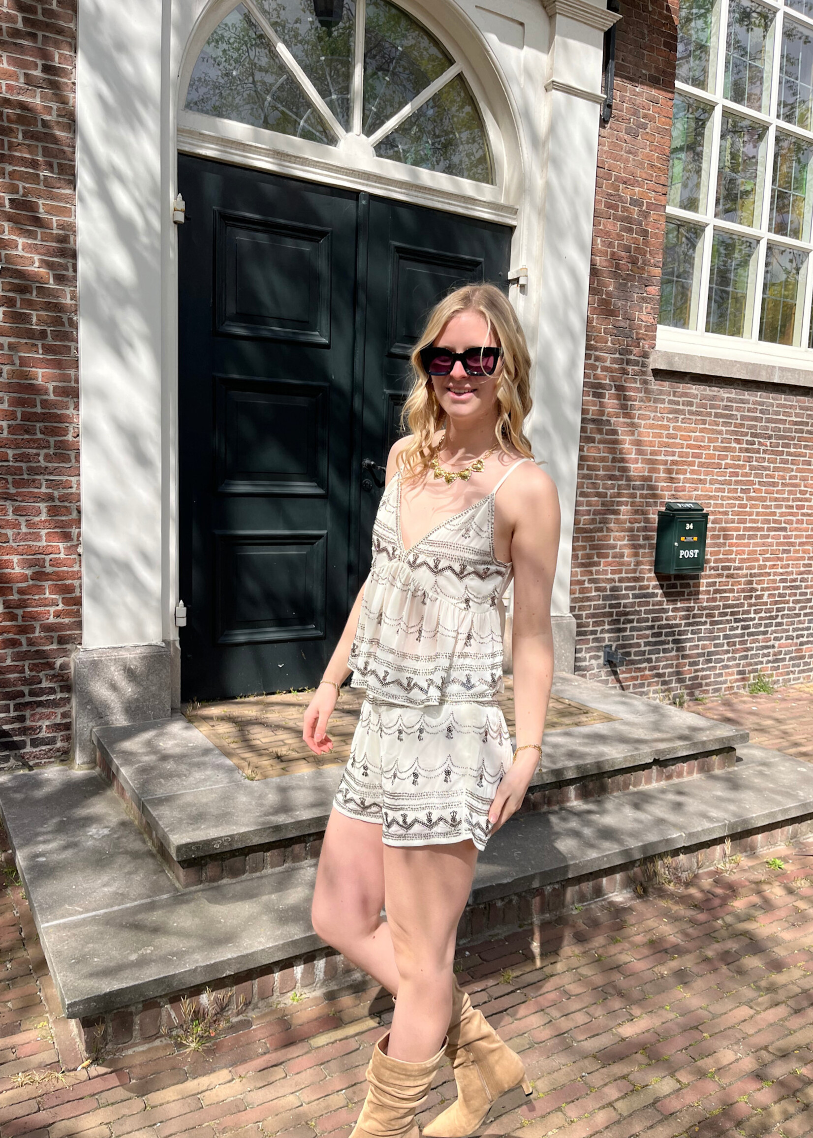 Flo Boutique Top Laila Off-White