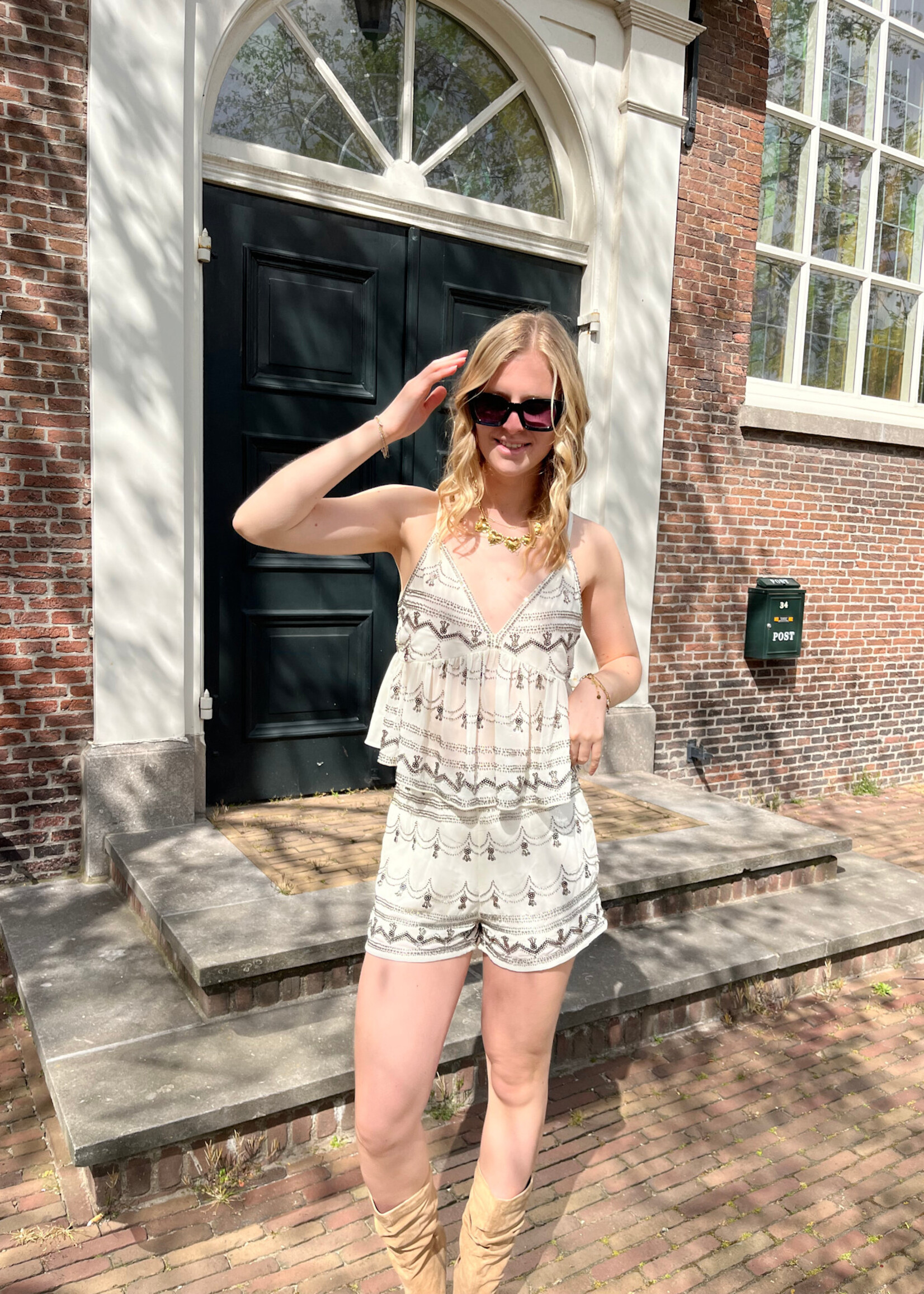 Flo Boutique Top Laila Off-White