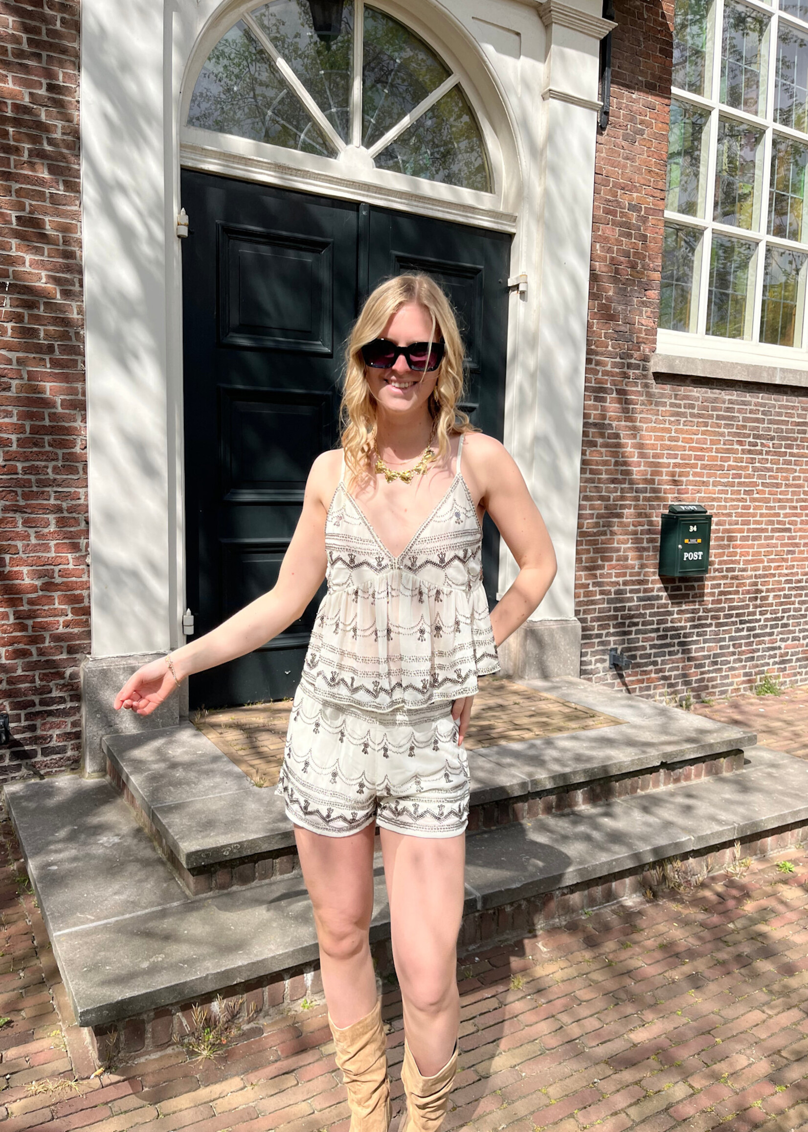 Flo Boutique Top Laila Off-White