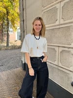 Flo Boutique Basic Top Fiene White