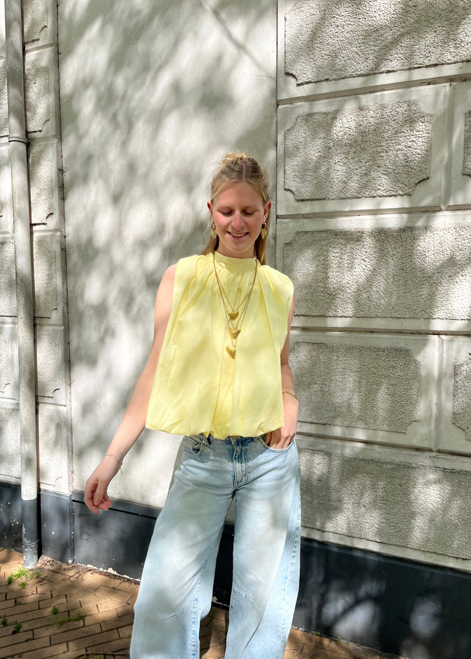 Flo Boutique Top Mexi Yellow