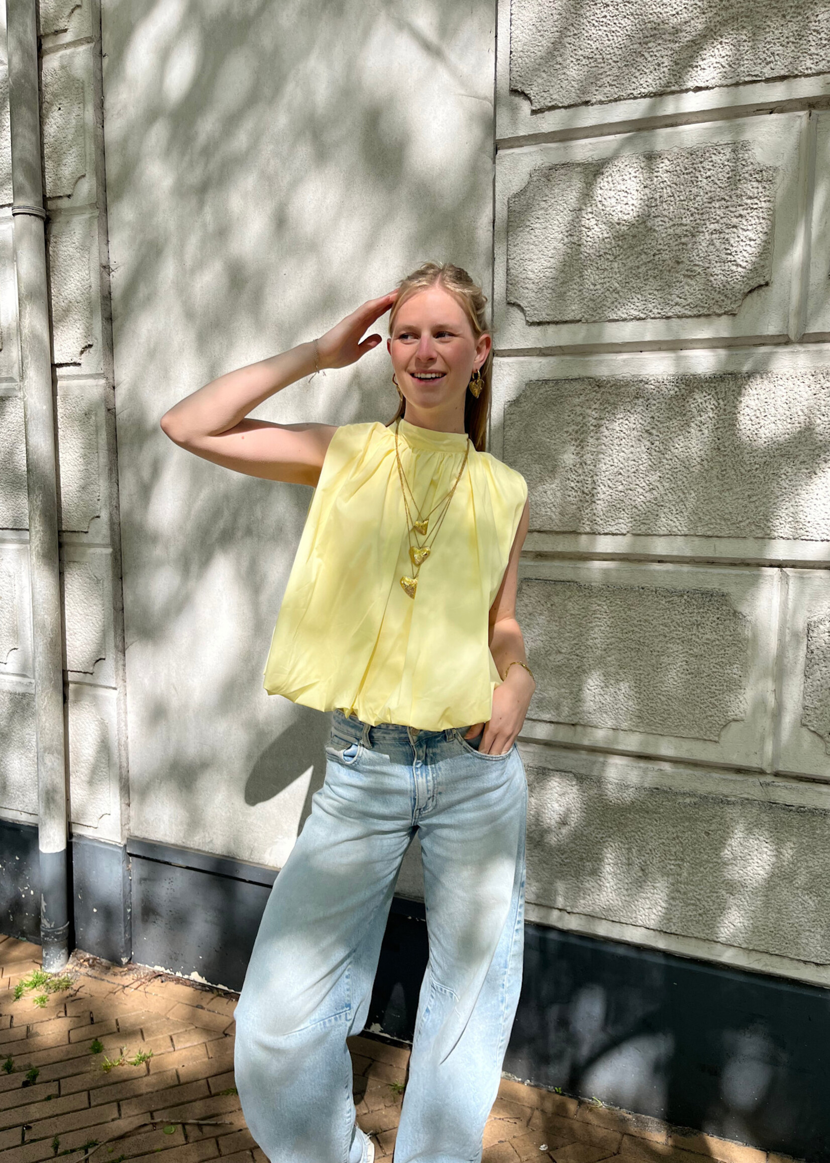 Flo Boutique Top Mexi Yellow