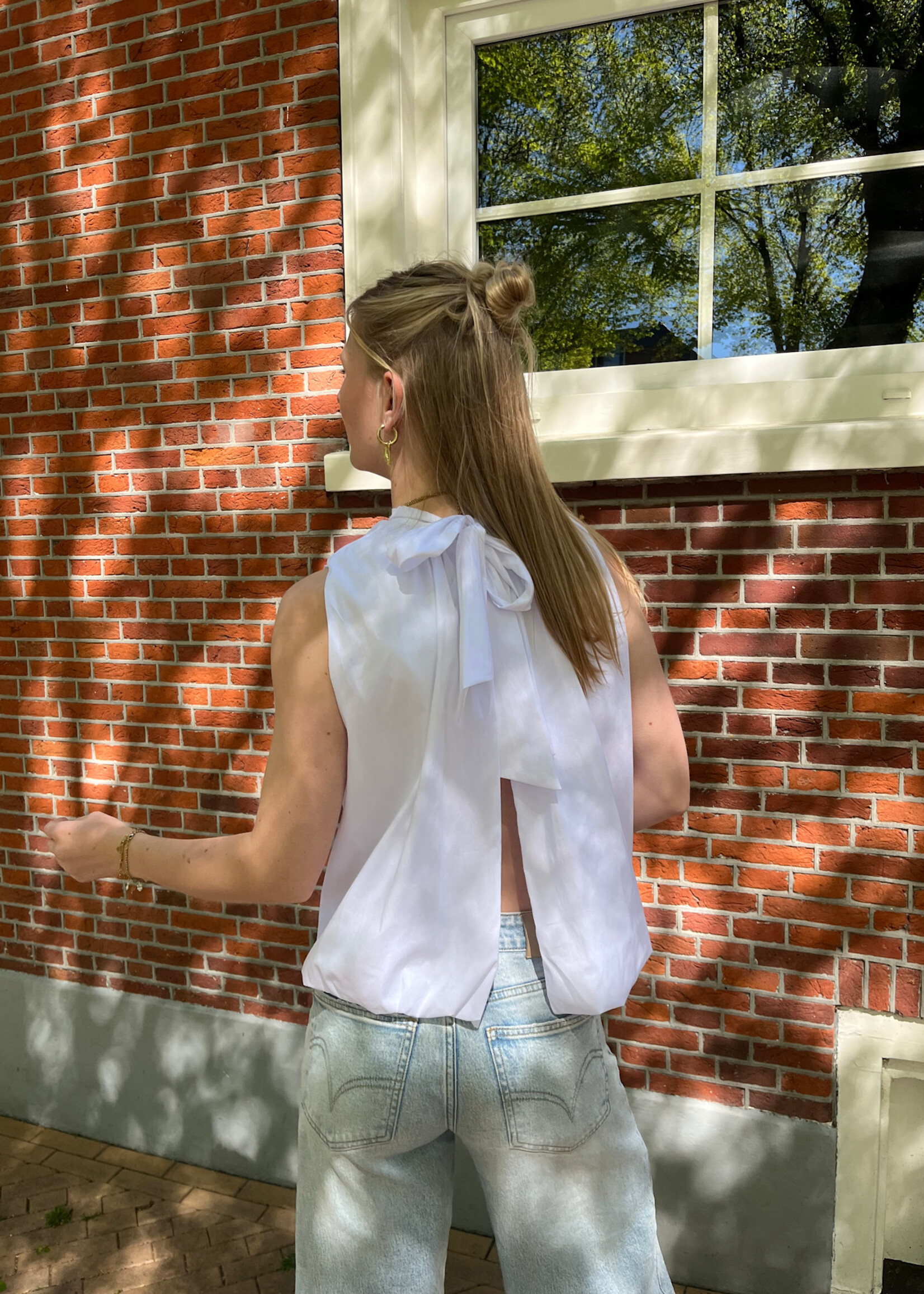 Flo Boutique Top Mexi White