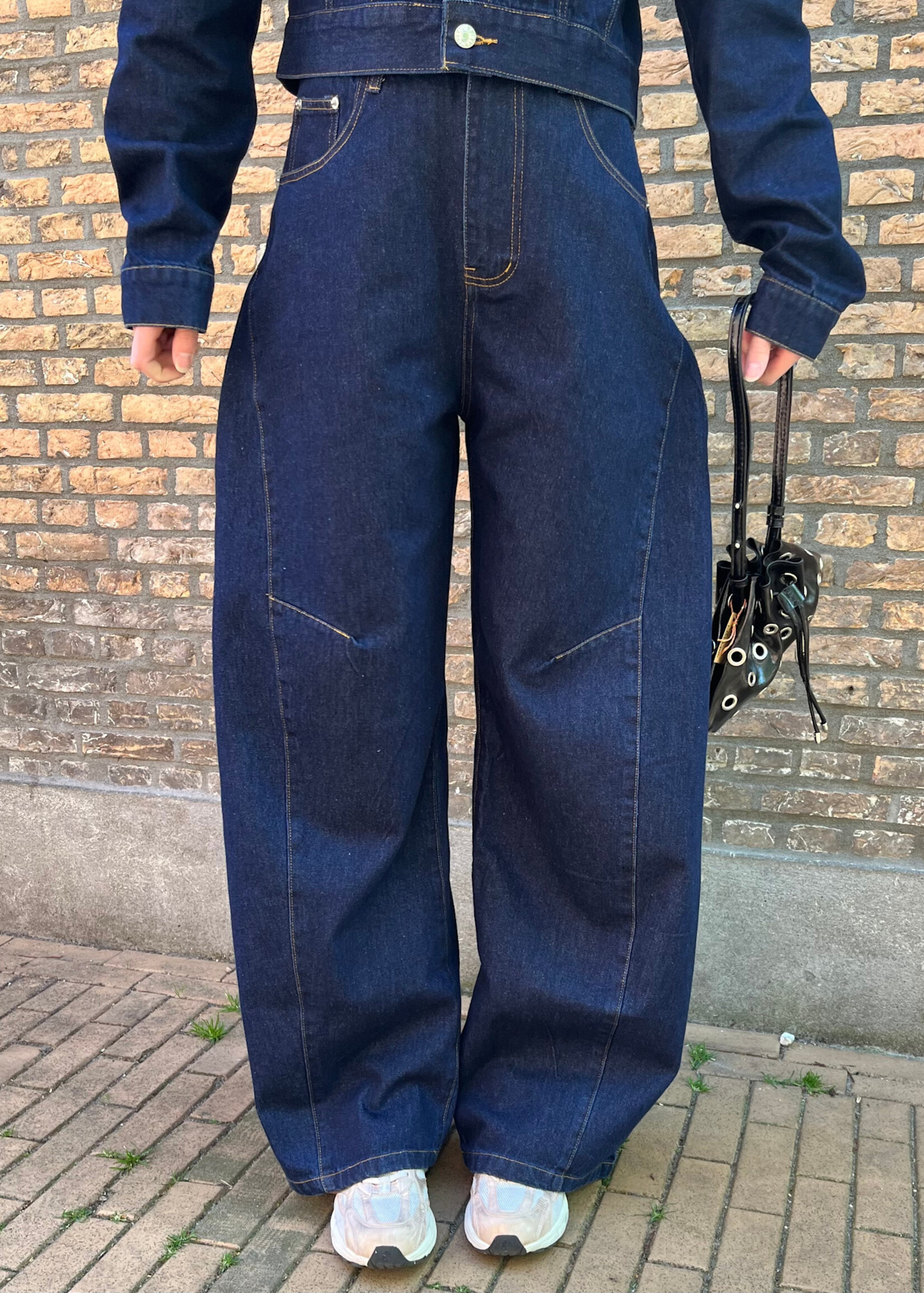 Flo Boutique Balloon Jeans Noa Dark Blue
