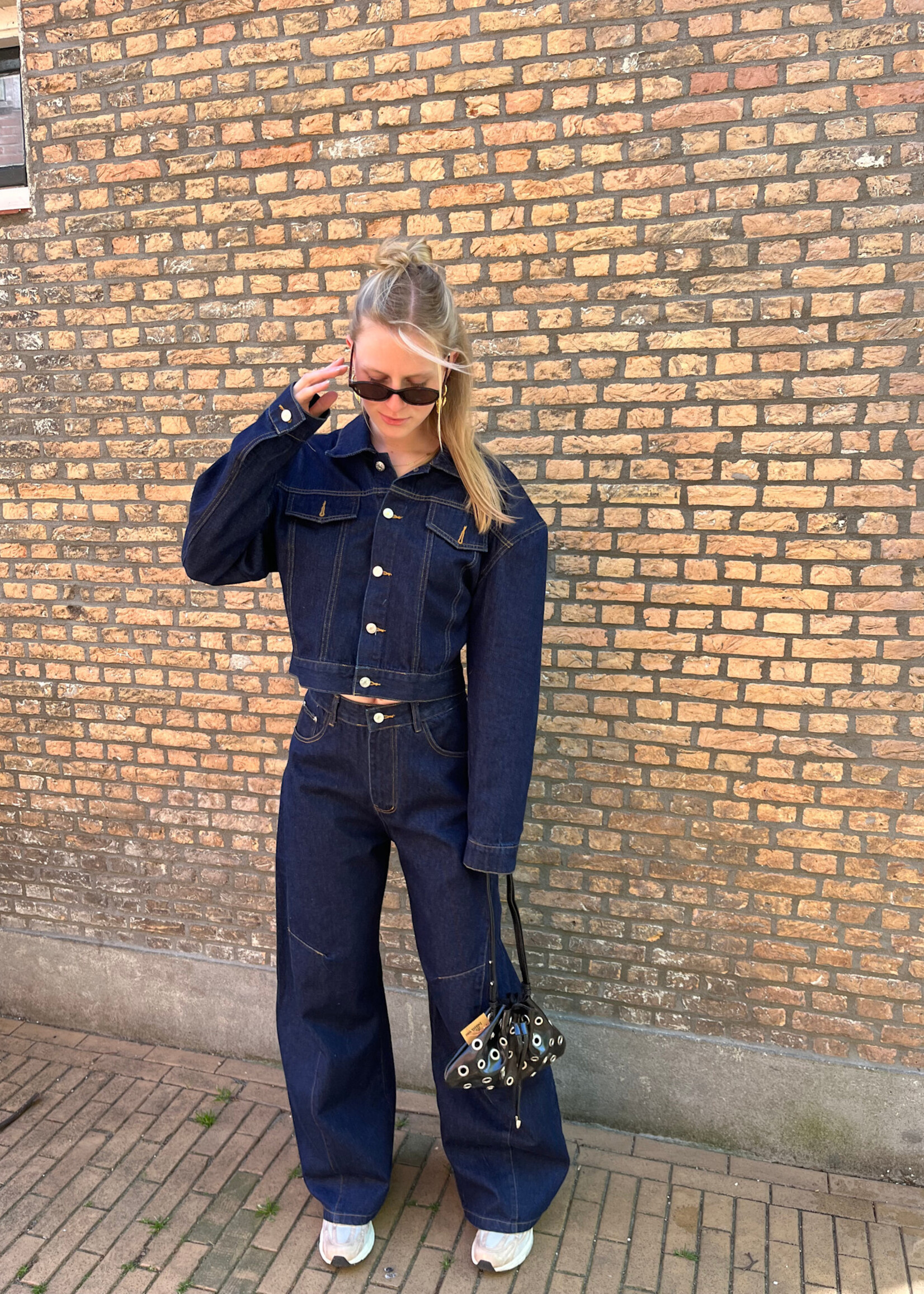 Flo Boutique Balloon Jeans Noa Dark Blue