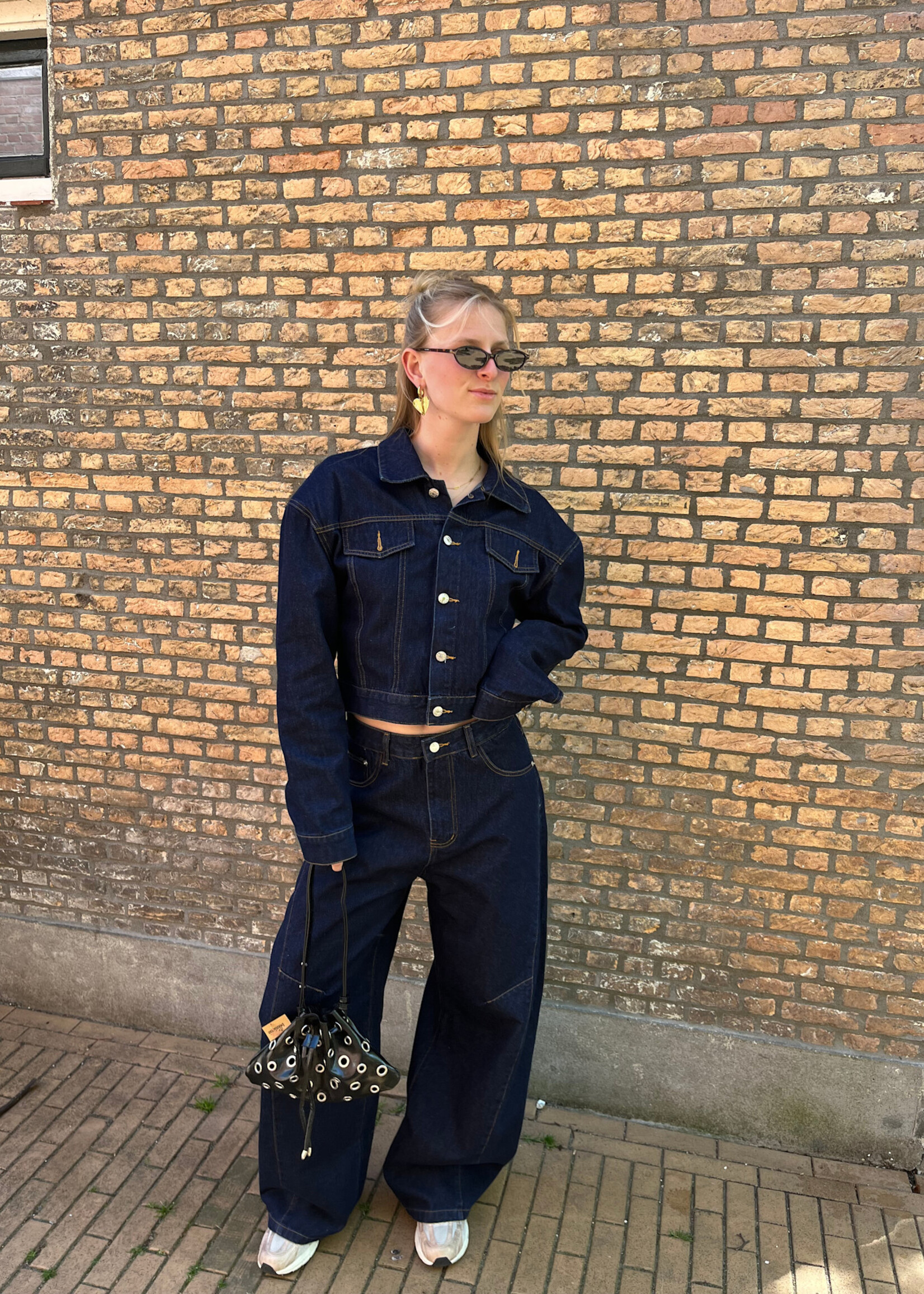 Flo Boutique Balloon Jeans Noa Dark Blue