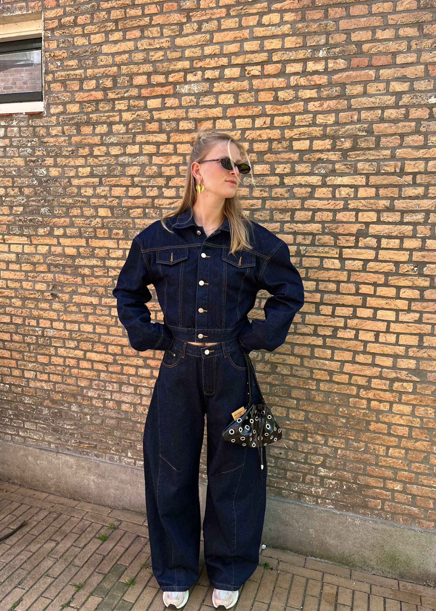 Flo Boutique Denim Jacket Noa Dark Blue