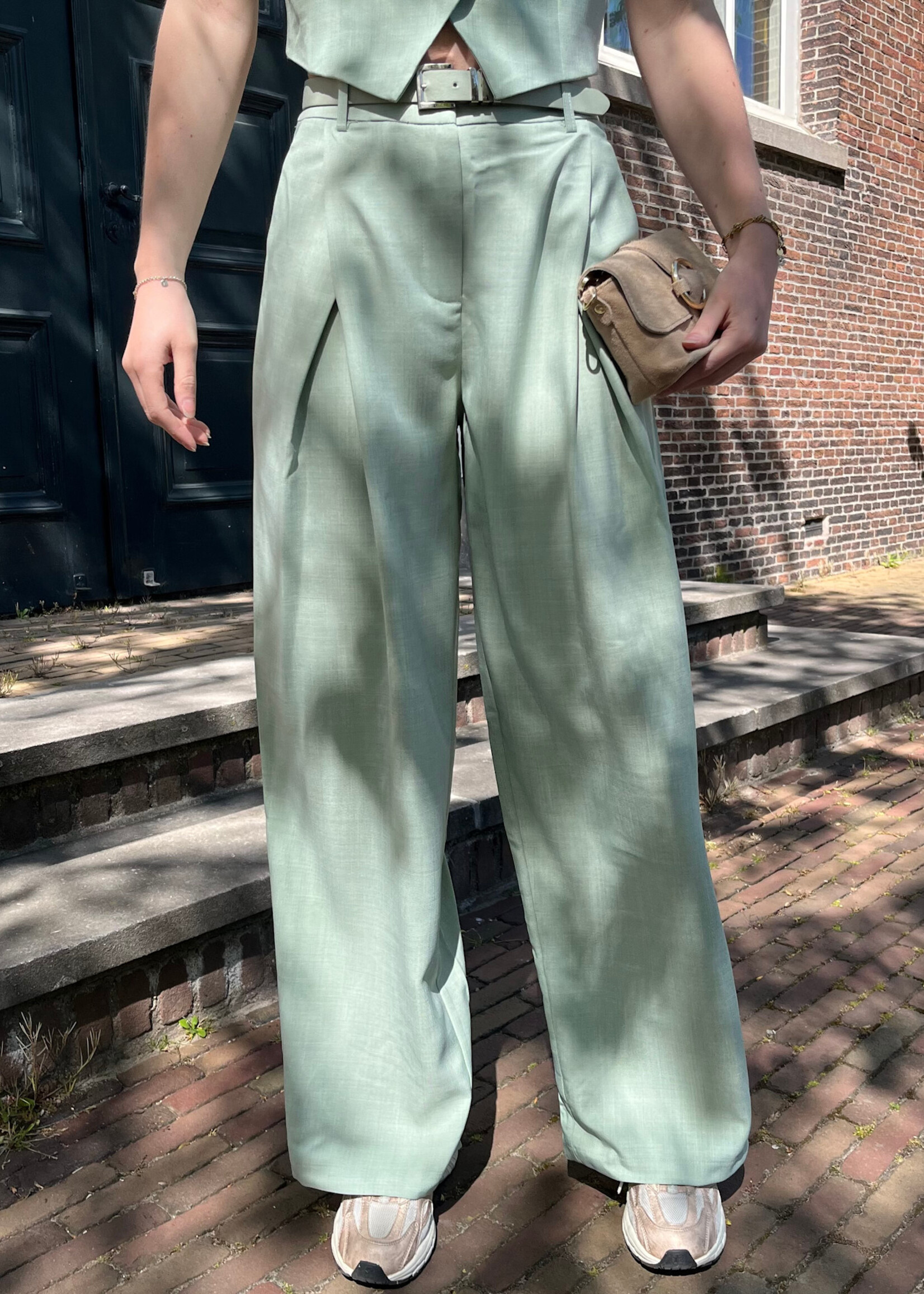 Flo Boutique Broek Zare Green