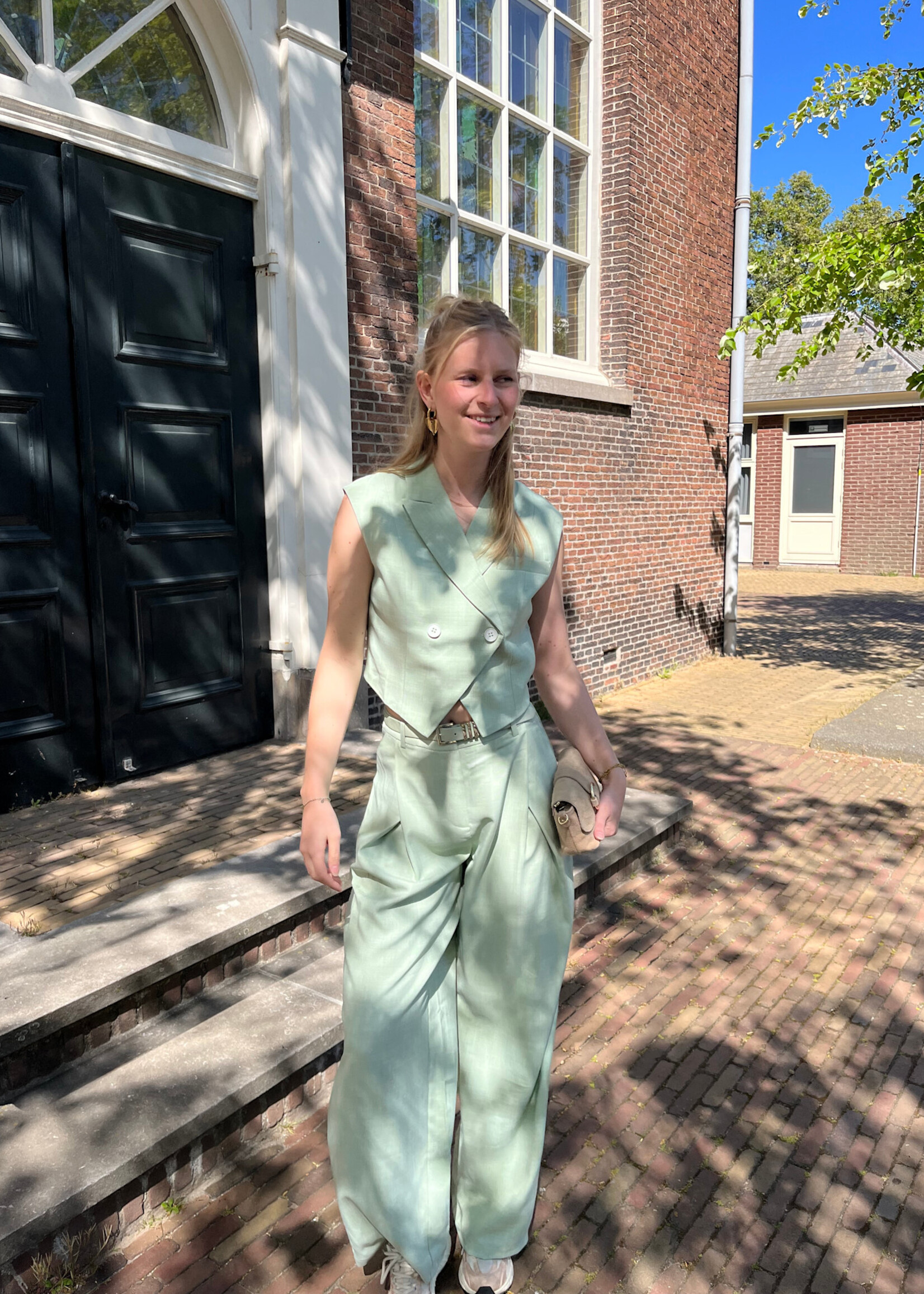 Flo Boutique Broek Zare Green